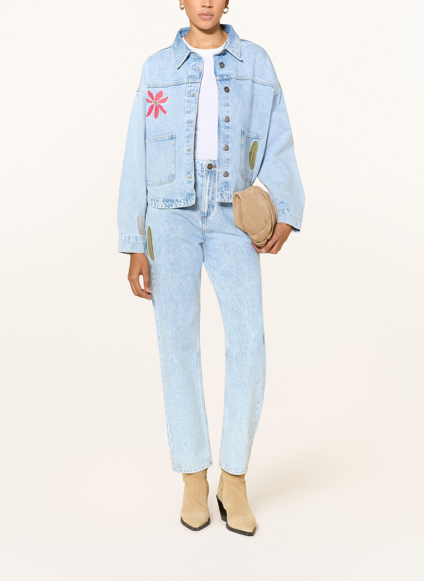 ICHI Denim jacket IHBAUVE: BLUE