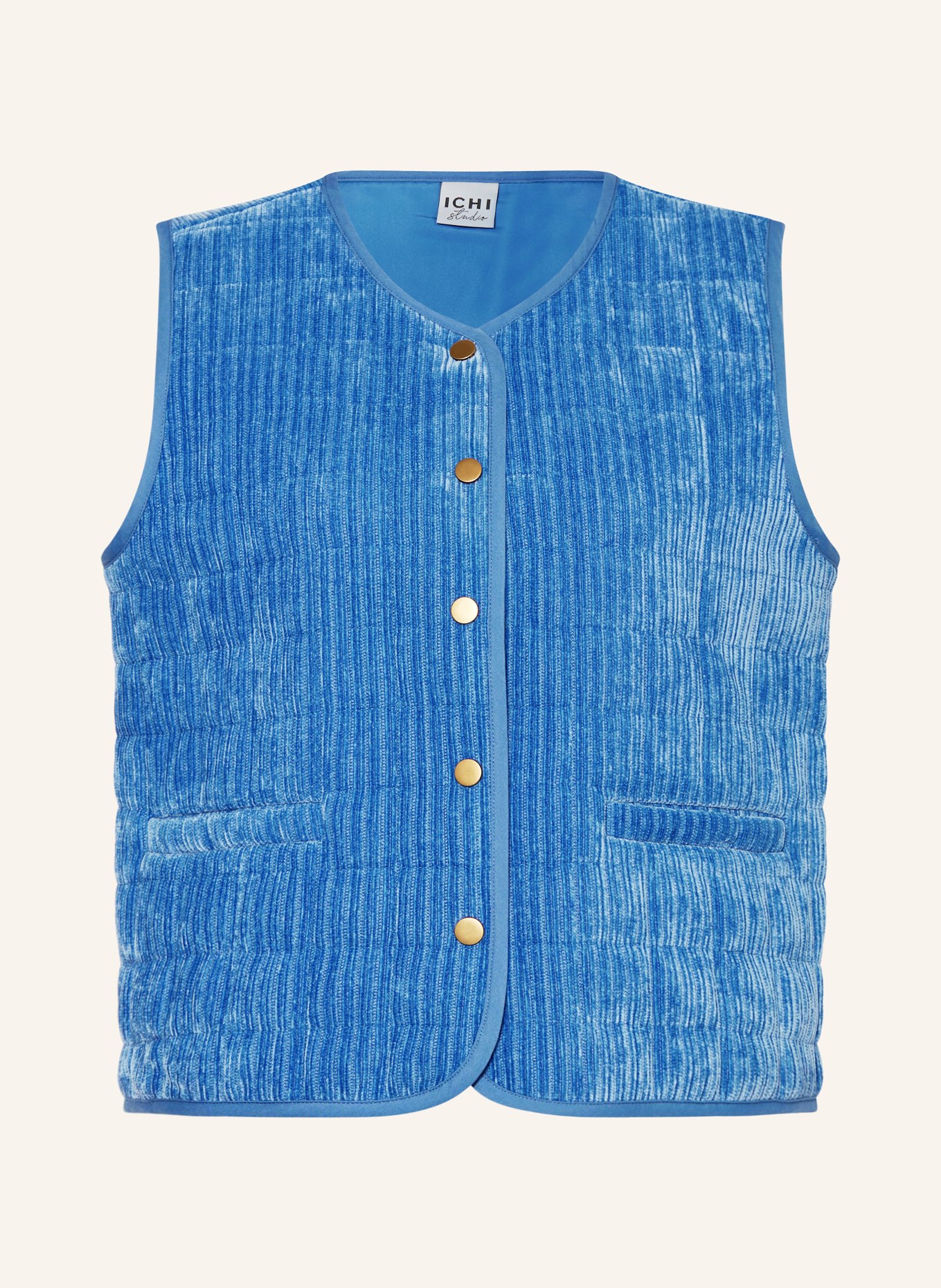 ICHI Steppweste IHFUMA: BLAU