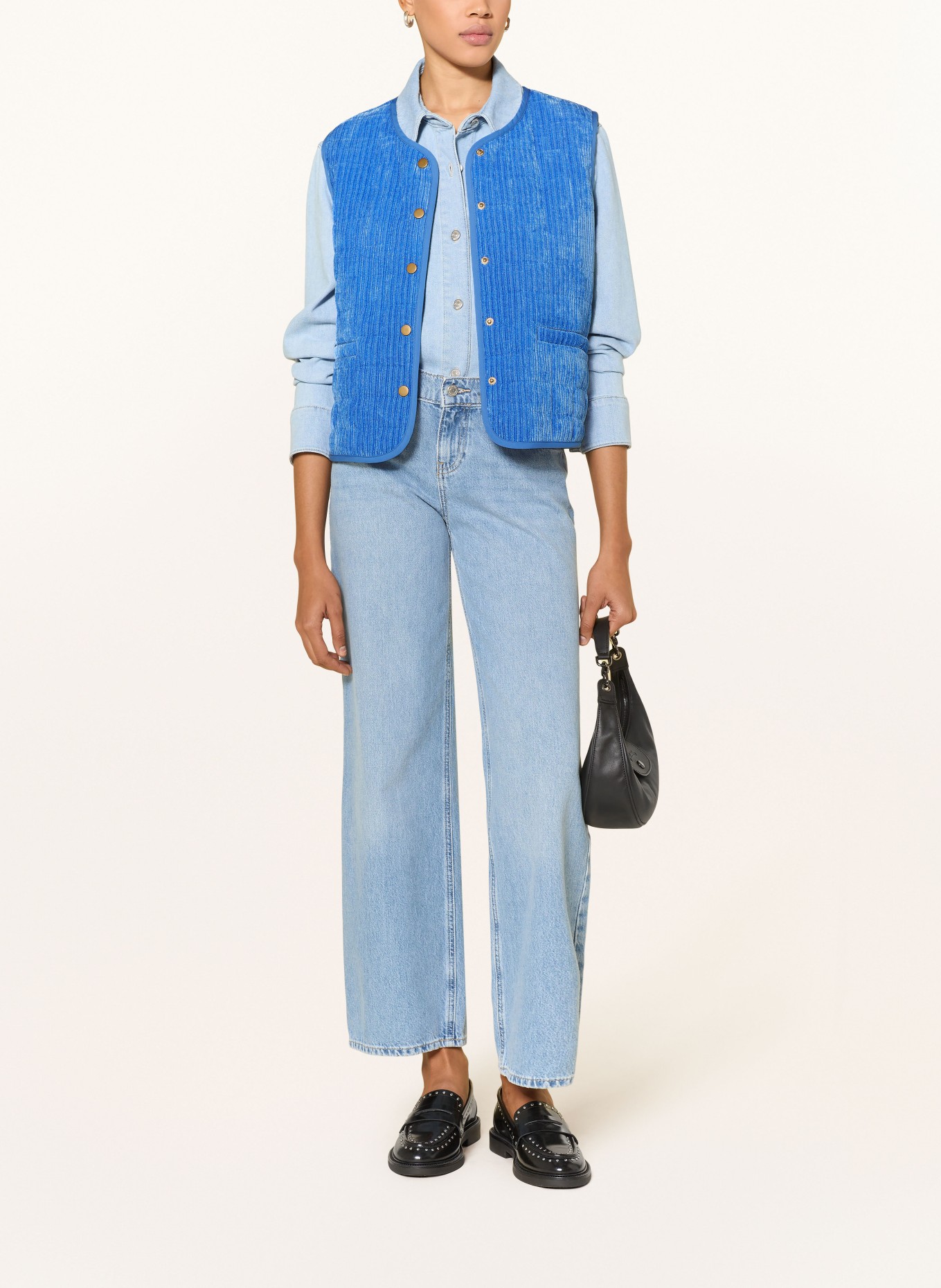 ICHI Steppweste IHFUMA: BLAU