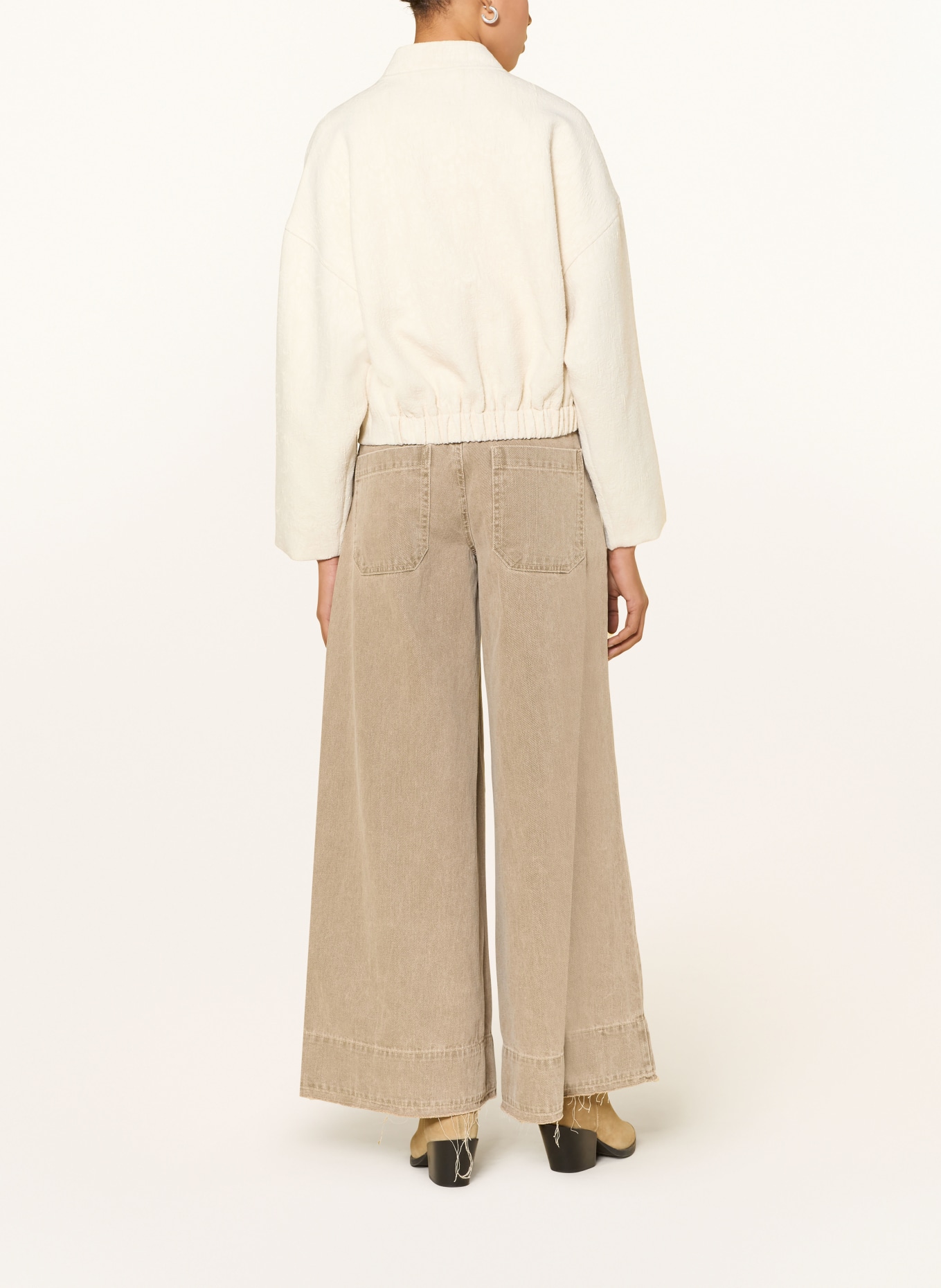 ICHI Kastenjacke IHFAPORA: CREME