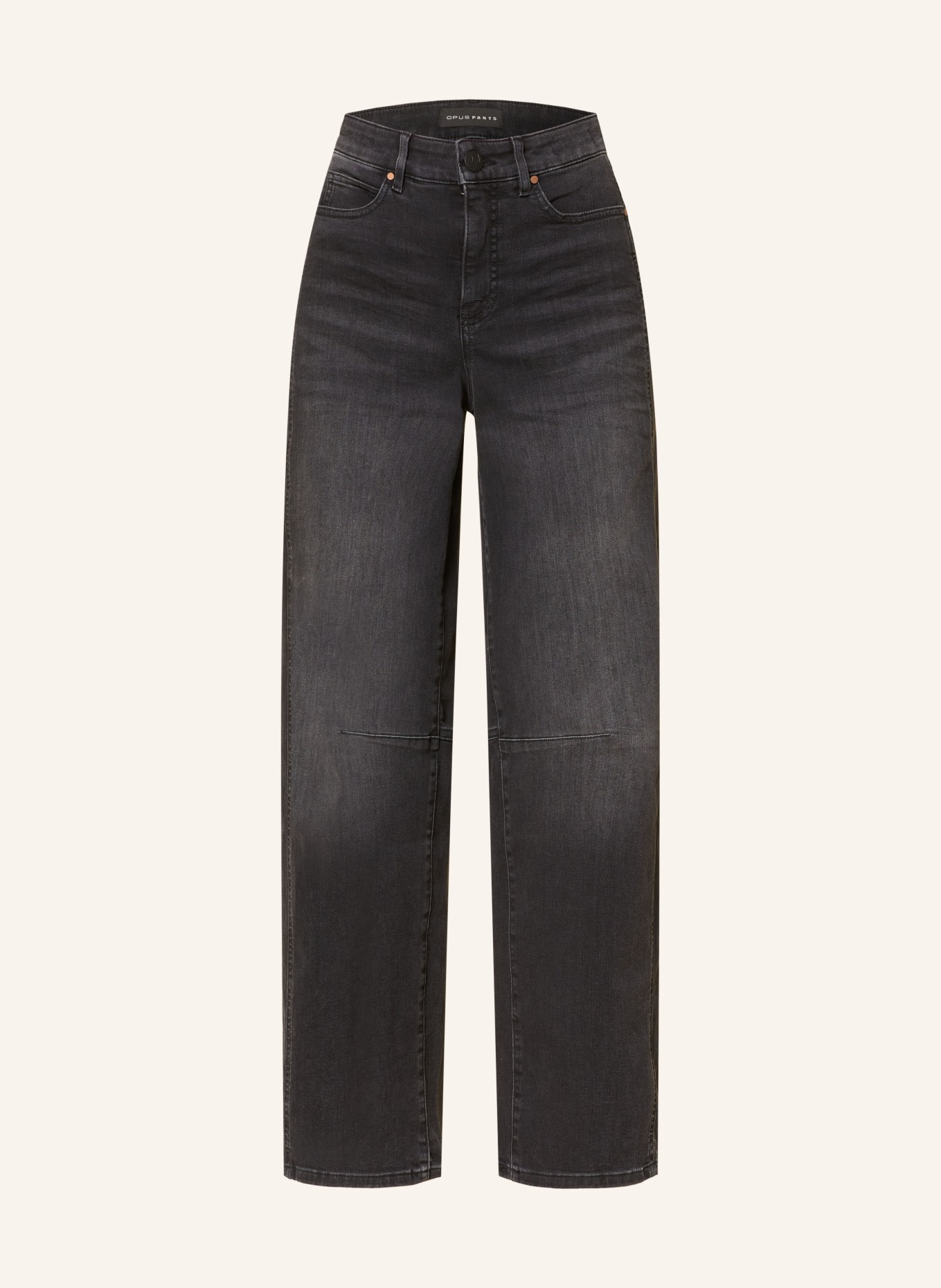 OPUS PANTS Mom Jeans MELLY: 70243 dark carbon grey
