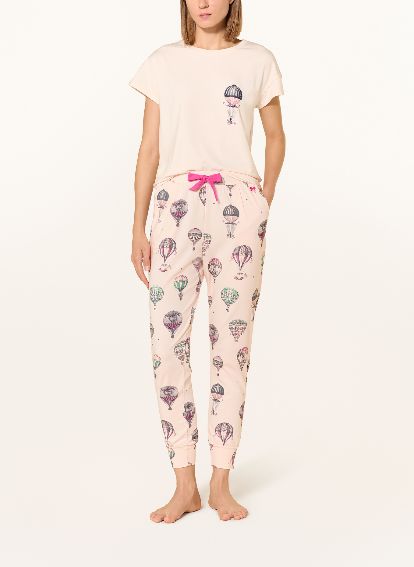 SHORT STORIES Schlafhose: CREME / PINK / SCHWARZ