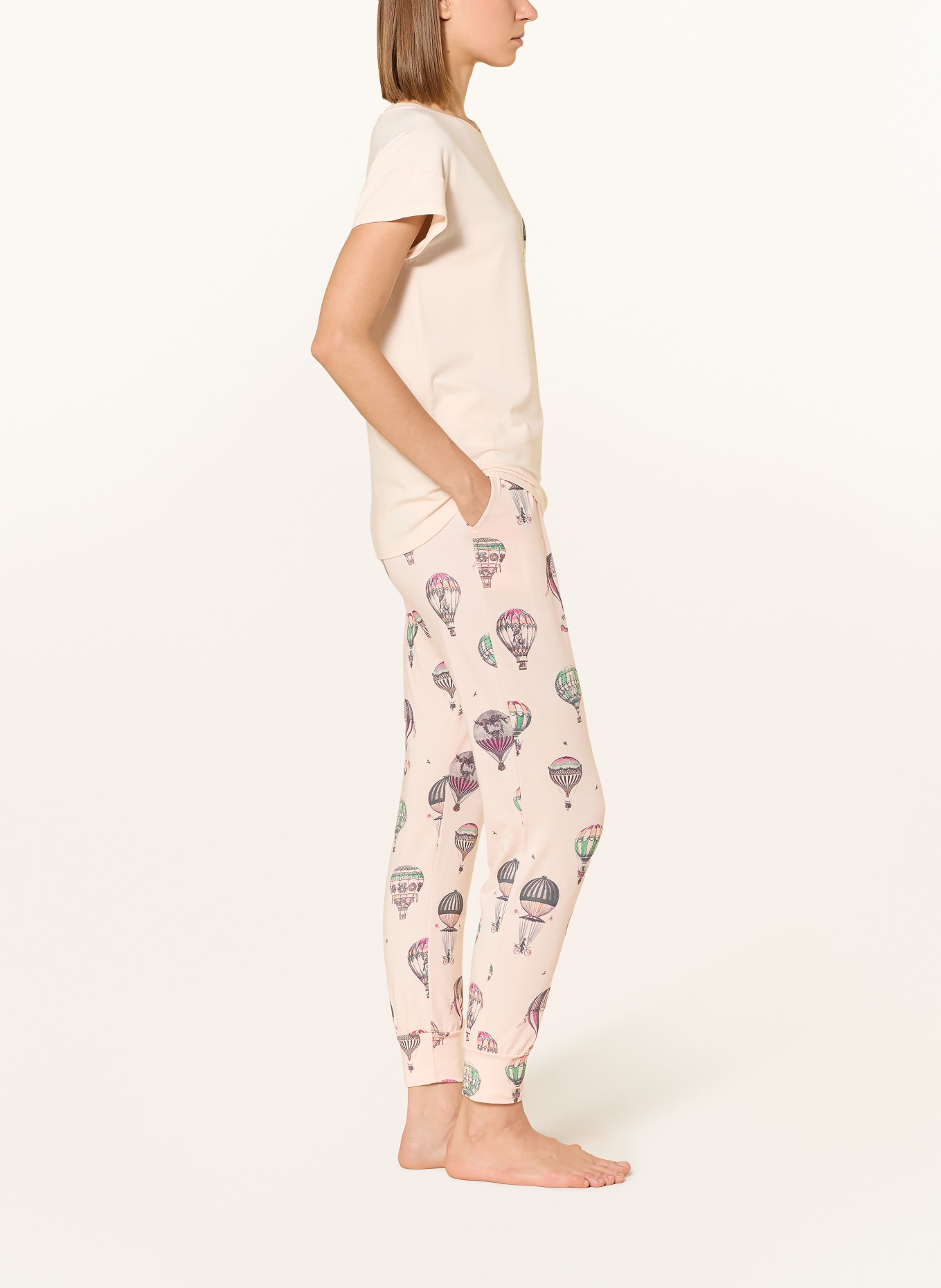 SHORT STORIES Schlafhose: CREME / PINK / SCHWARZ