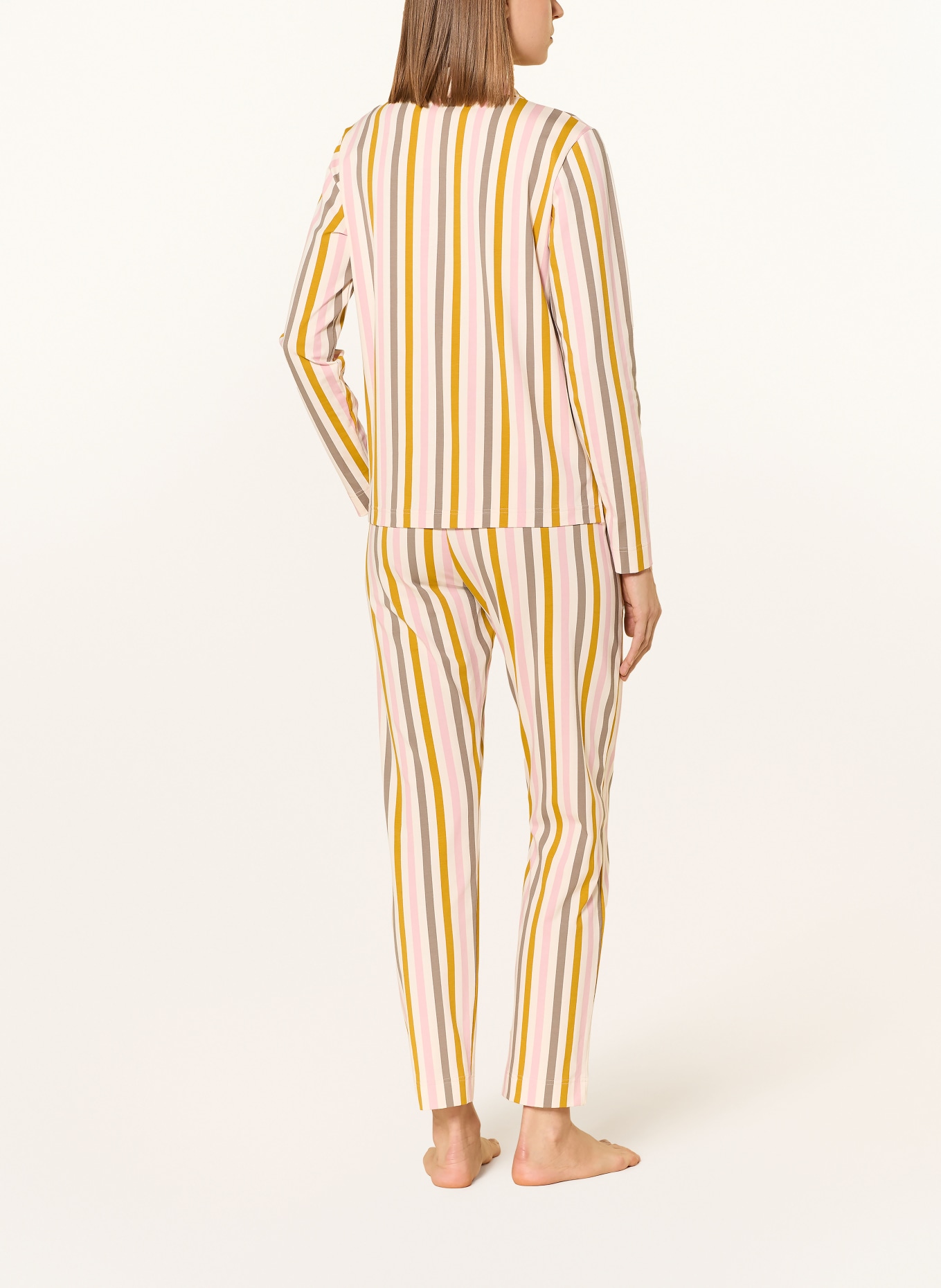 SHORT STORIES Schlafhose: ECRU / ROSA / DUNKELGELB