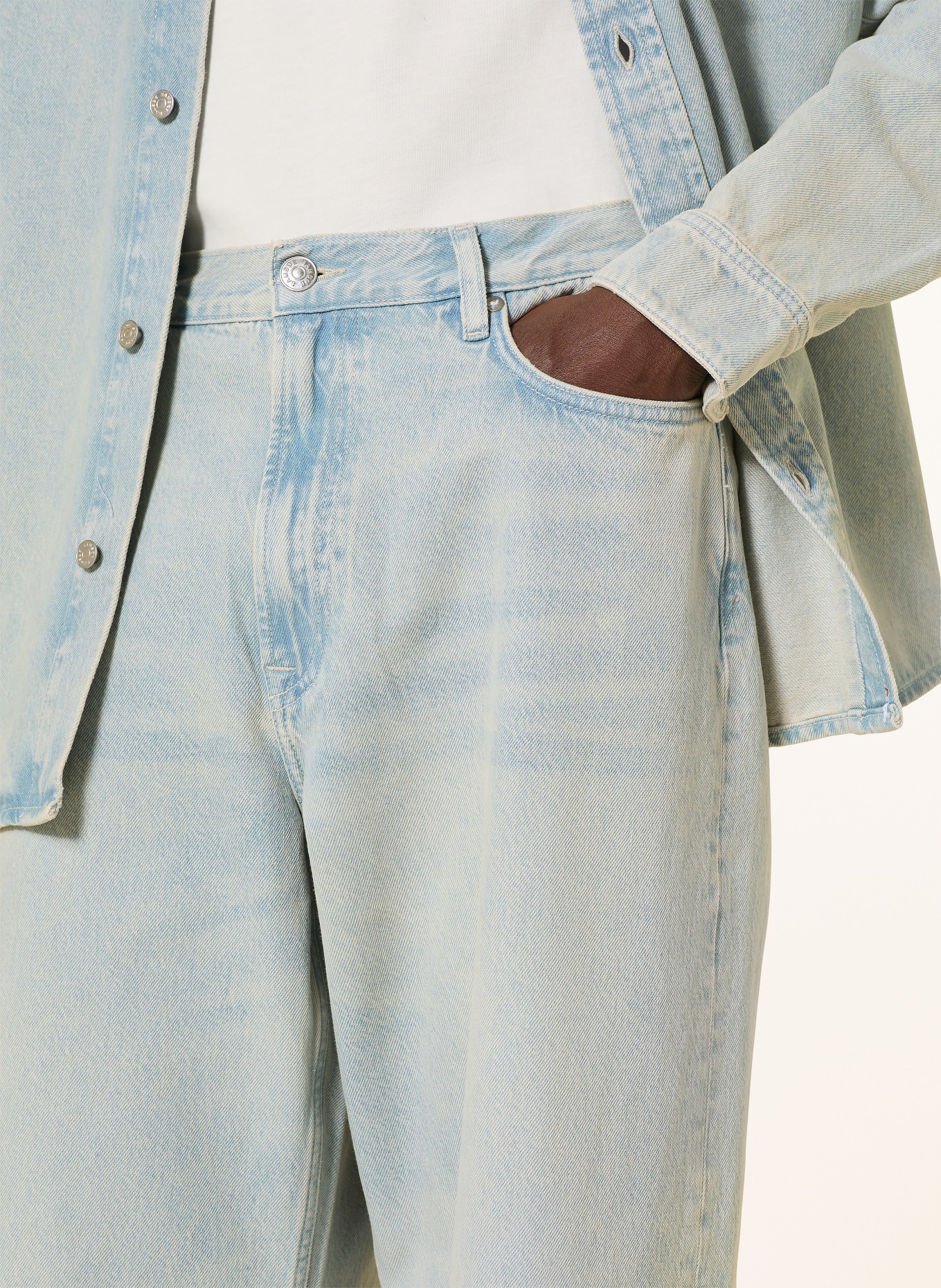 SAMSØE  SAMSØE SATIMOTHY Regular Fit Jeans: CLR002513 Pale cloud