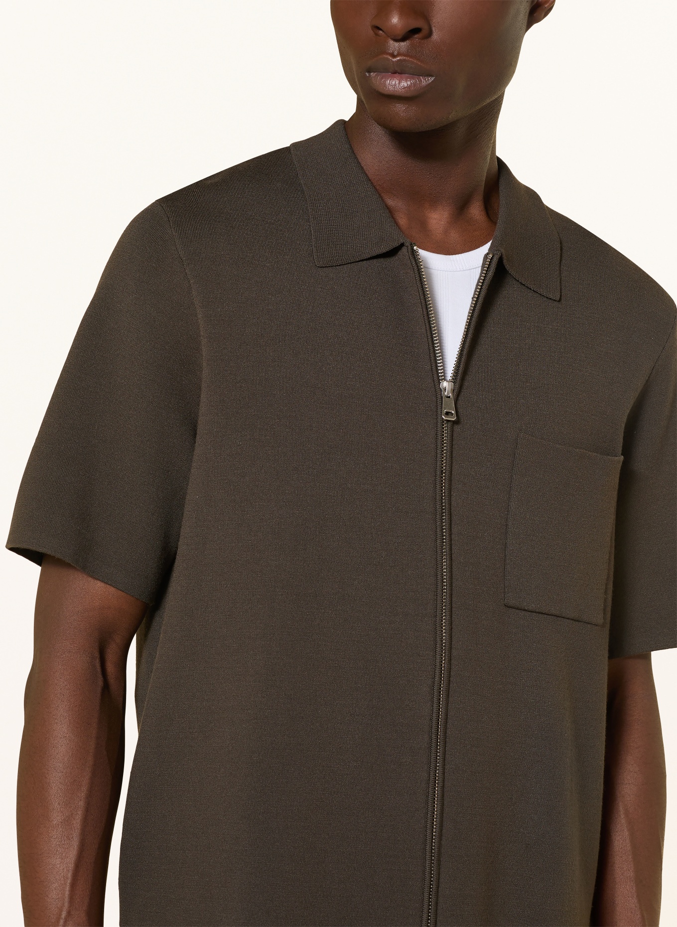 SAMSØE  SAMSØE Strickjacke SARICO: DUNKELGRÜN