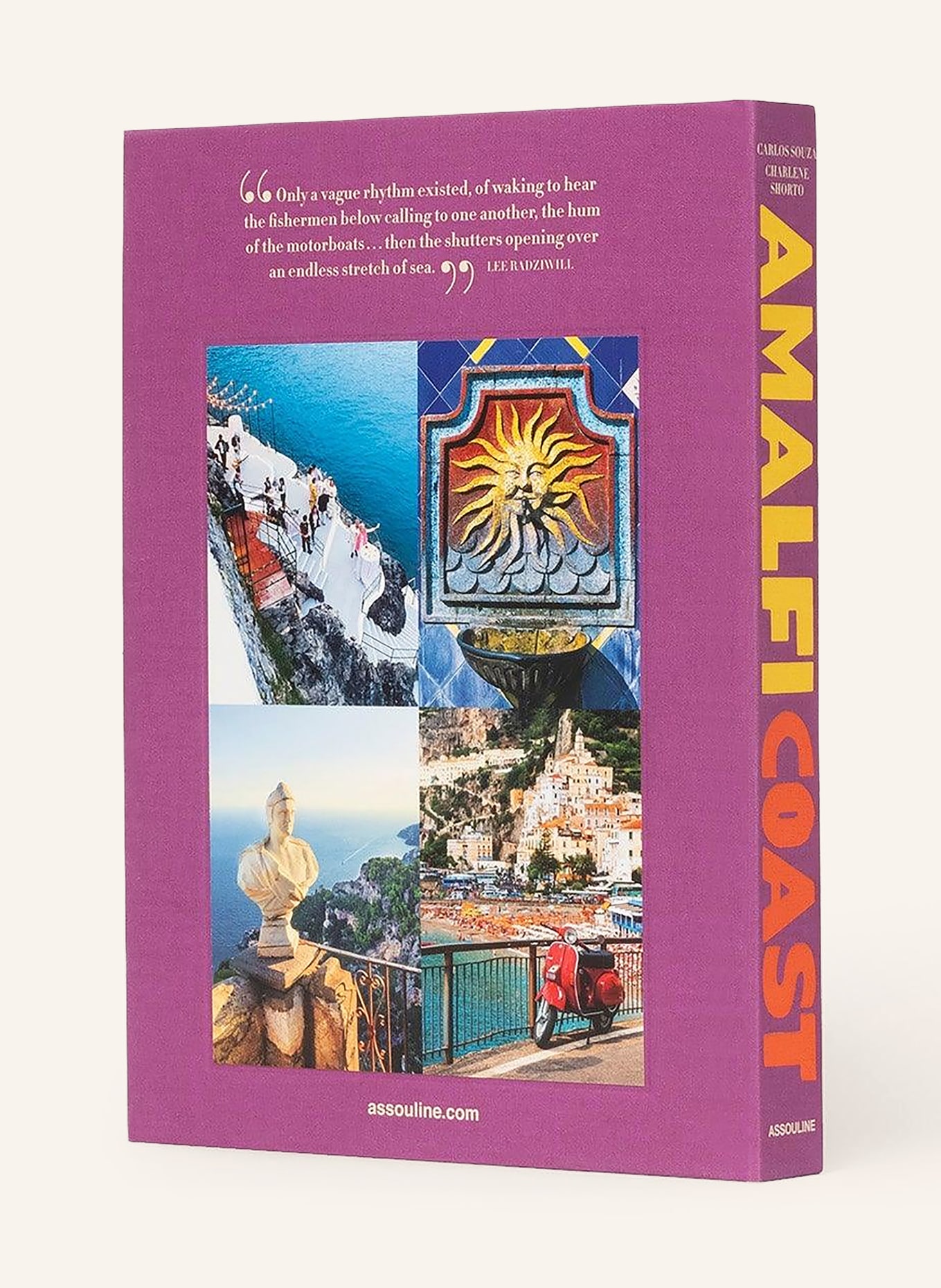 ASSOULINE Książka AMALFI COAST: FUKSJA / CZERWONY / ŻÓŁTY