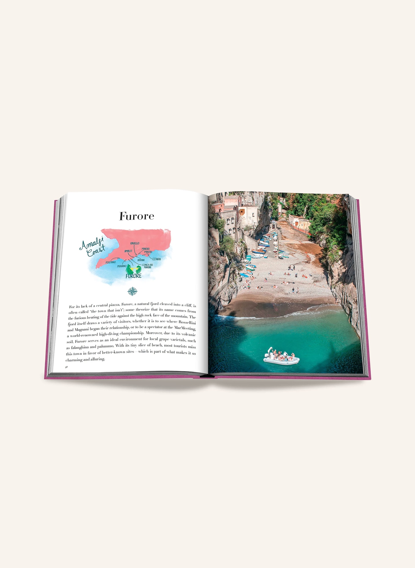 ASSOULINE Książka AMALFI COAST: FUKSJA / CZERWONY / ŻÓŁTY