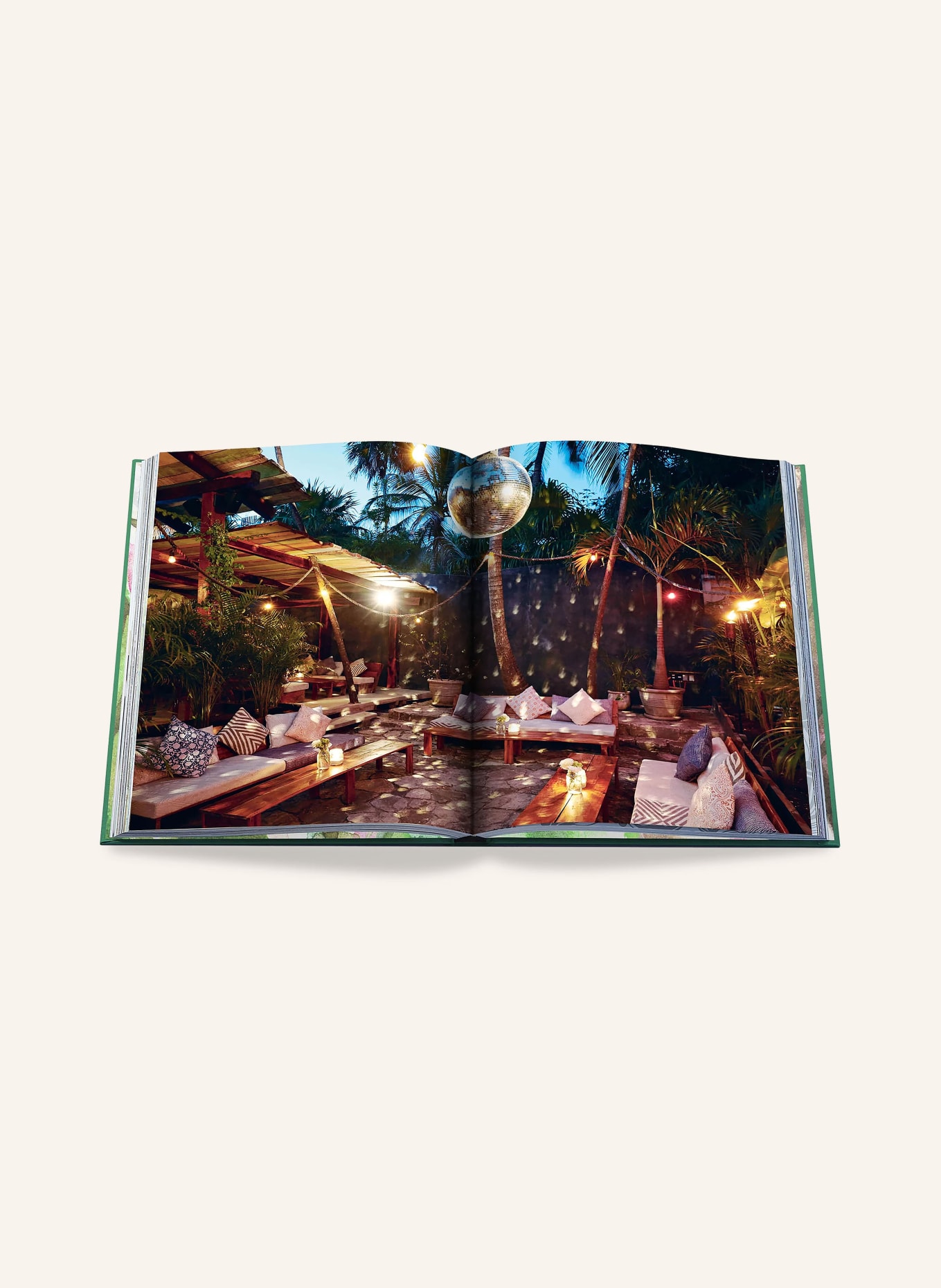 ASSOULINE Książka TULUM GYPSET: ZIELONY / MOCNORÓŻOWY / BIAŁY