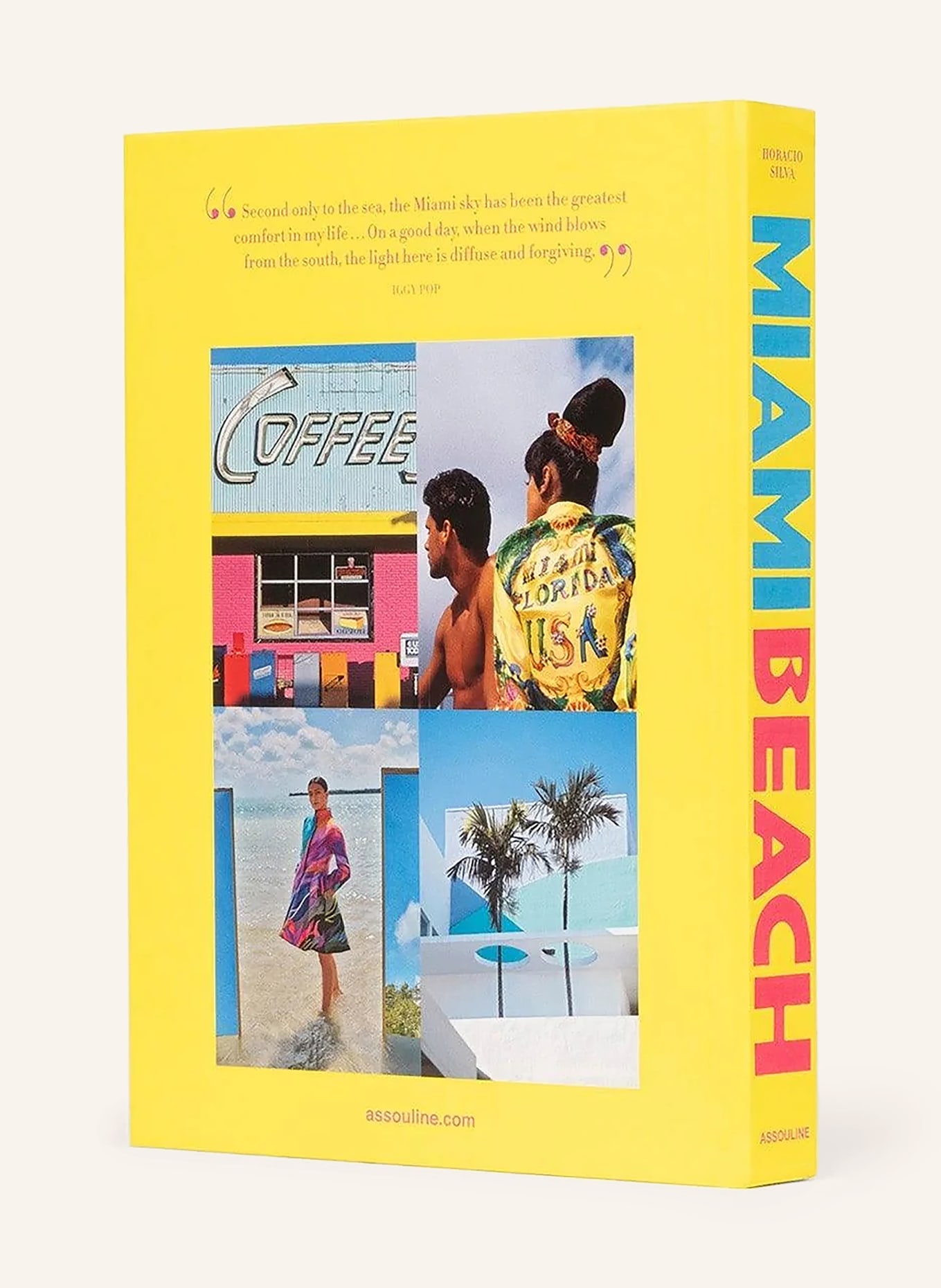 ASSOULINE Książka MIAMI BEACH: JASKRAWY ŻÓŁTY / JASKRAWY RÓŻOWY / LILA