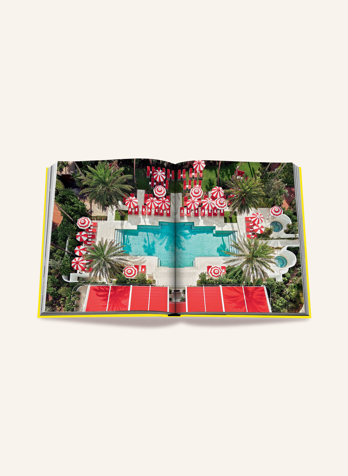 ASSOULINE Książka MIAMI BEACH: JASKRAWY ŻÓŁTY / JASKRAWY RÓŻOWY / LILA