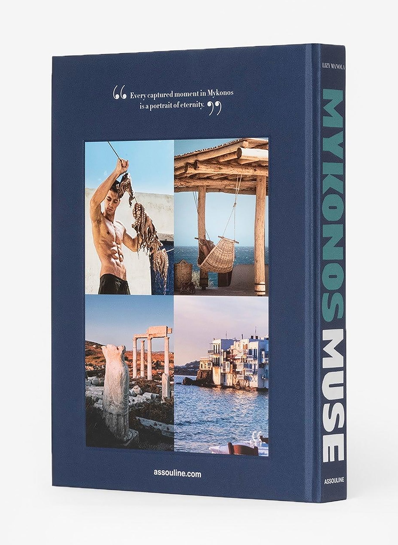 ASSOULINE Książka MYKONOS MUSE: SZARONIEBIESKI