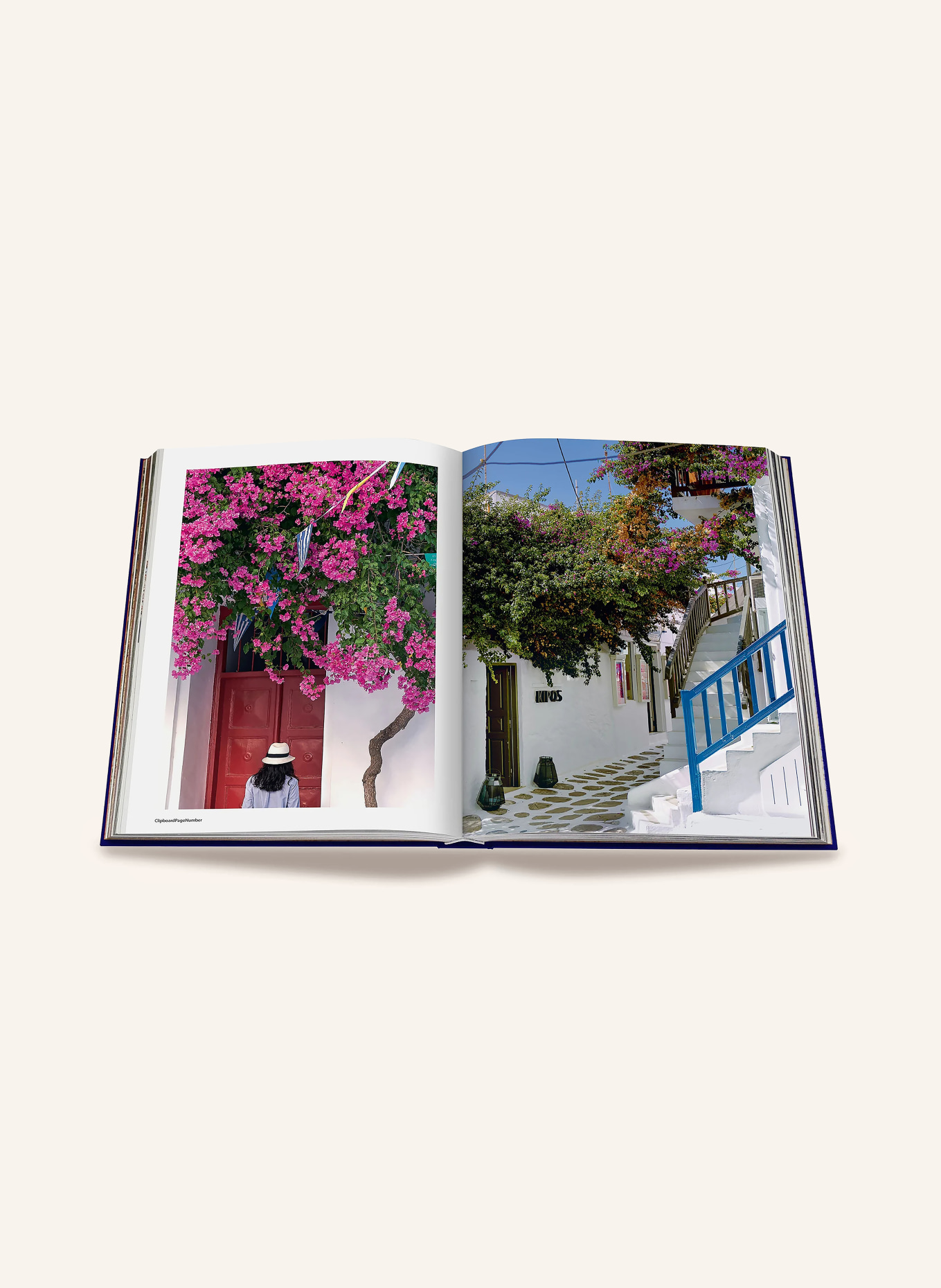 ASSOULINE Książka MYKONOS MUSE: SZARONIEBIESKI