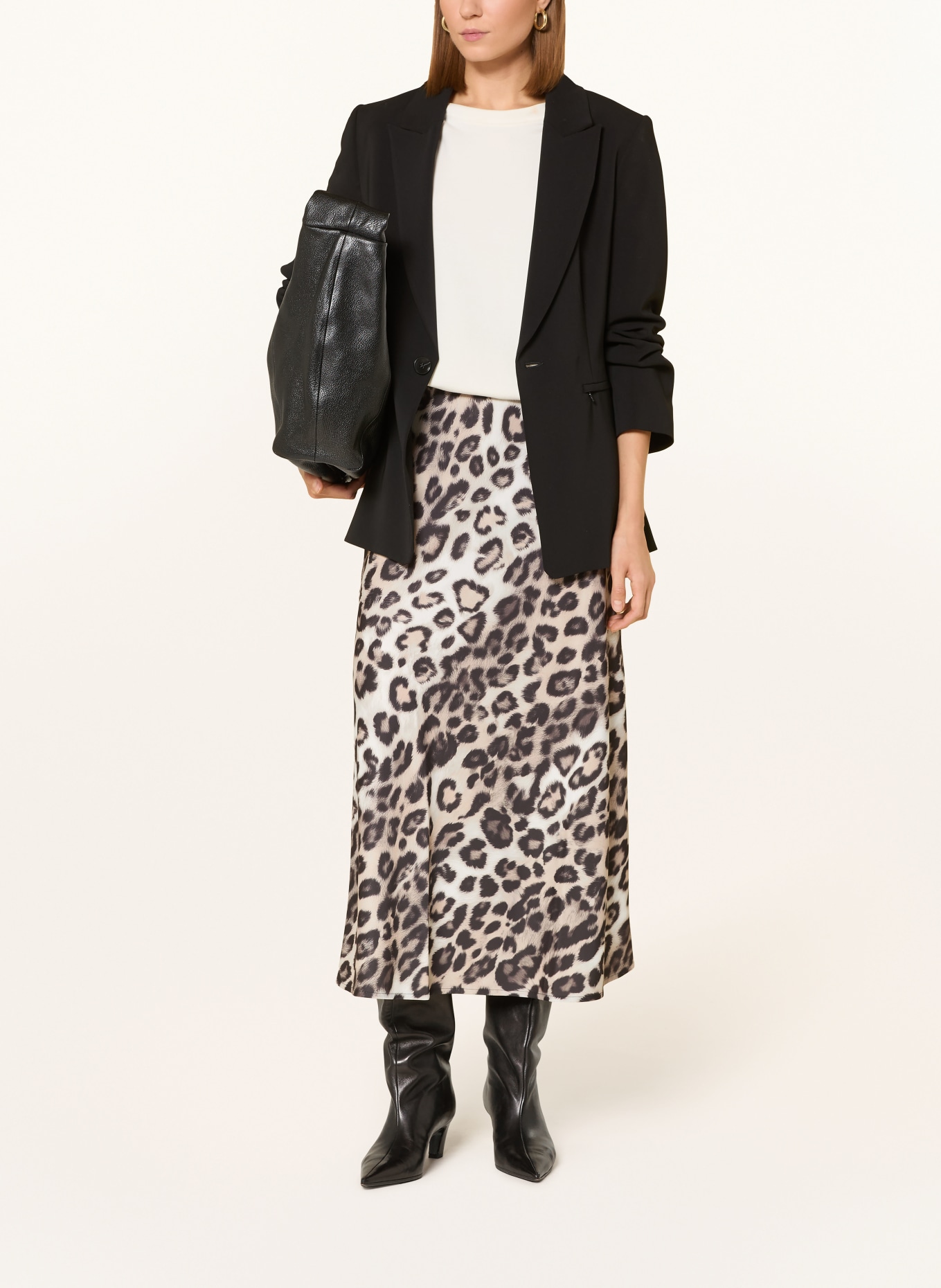 monari Satinrock: HELLBRAUN / DUNKELBRAUN