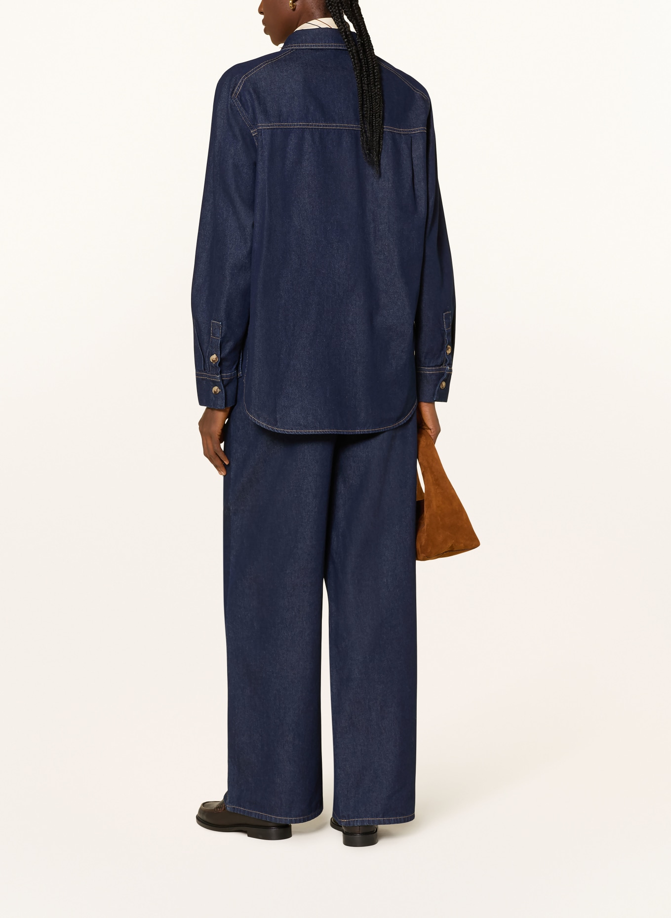 MRS & HUGS Wide Leg Jeans: DUNKELBLAU