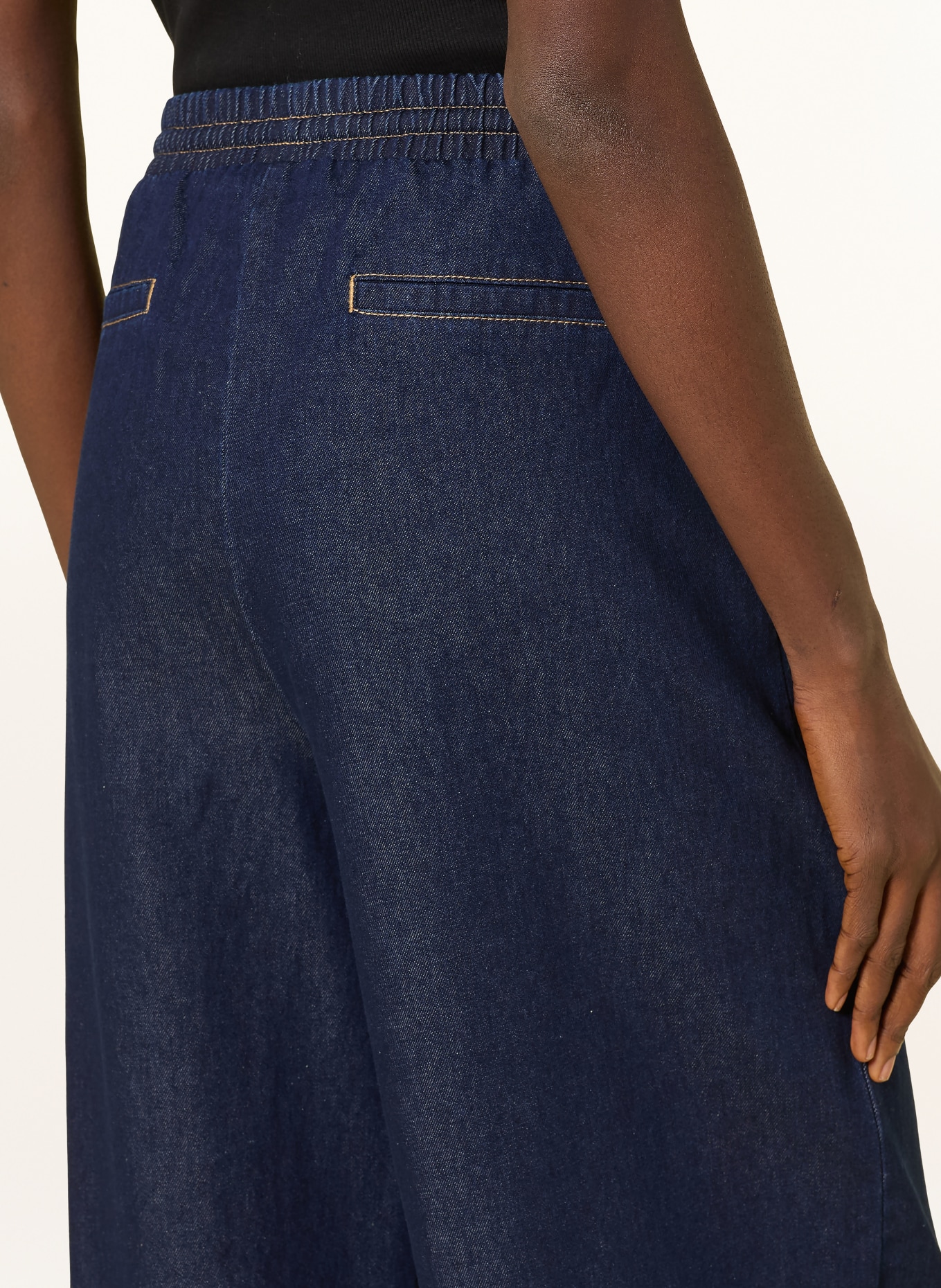 MRS & HUGS Wide Leg Jeans: DUNKELBLAU