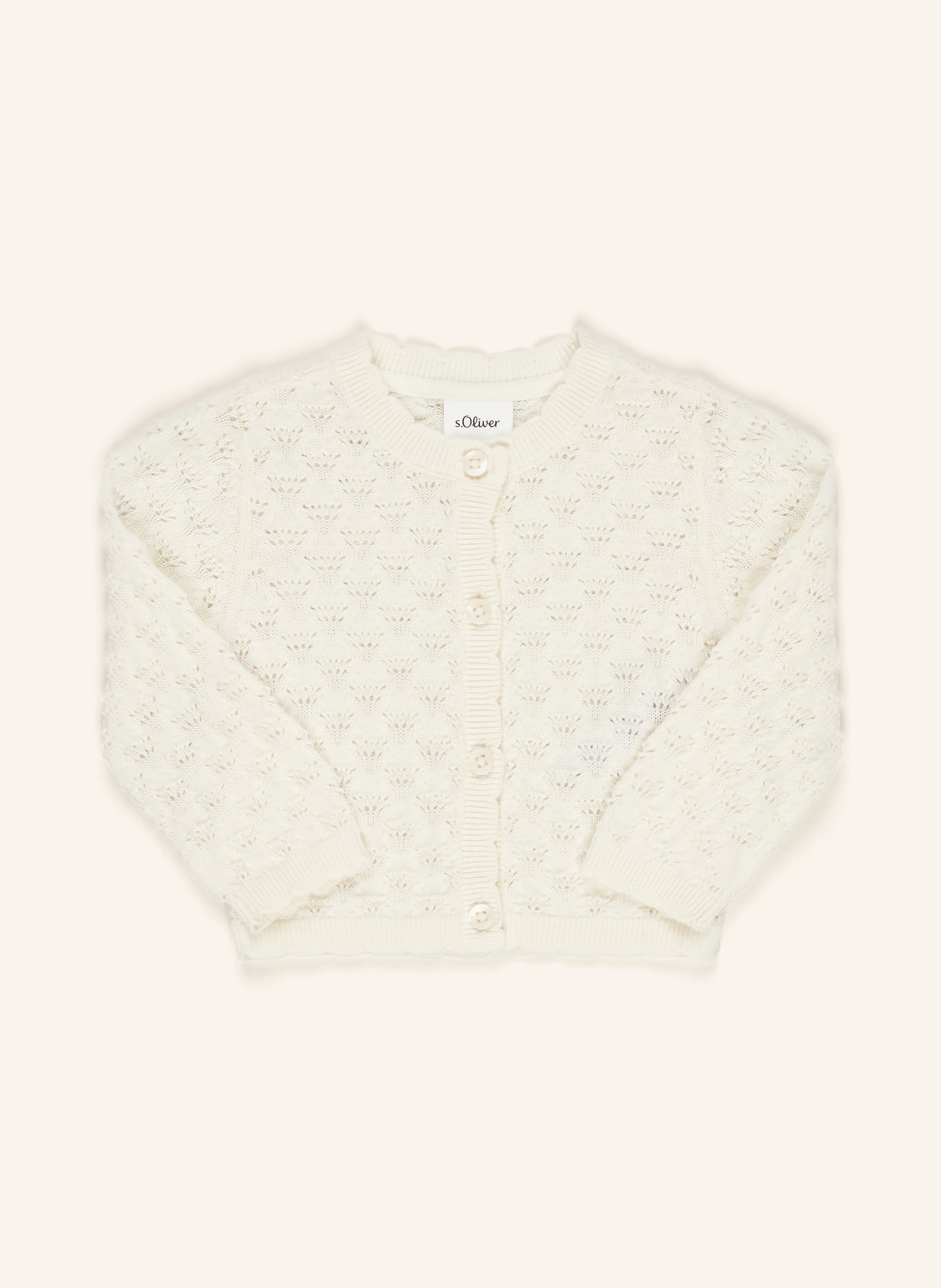 s.Oliver RED Strickjacke: CREME