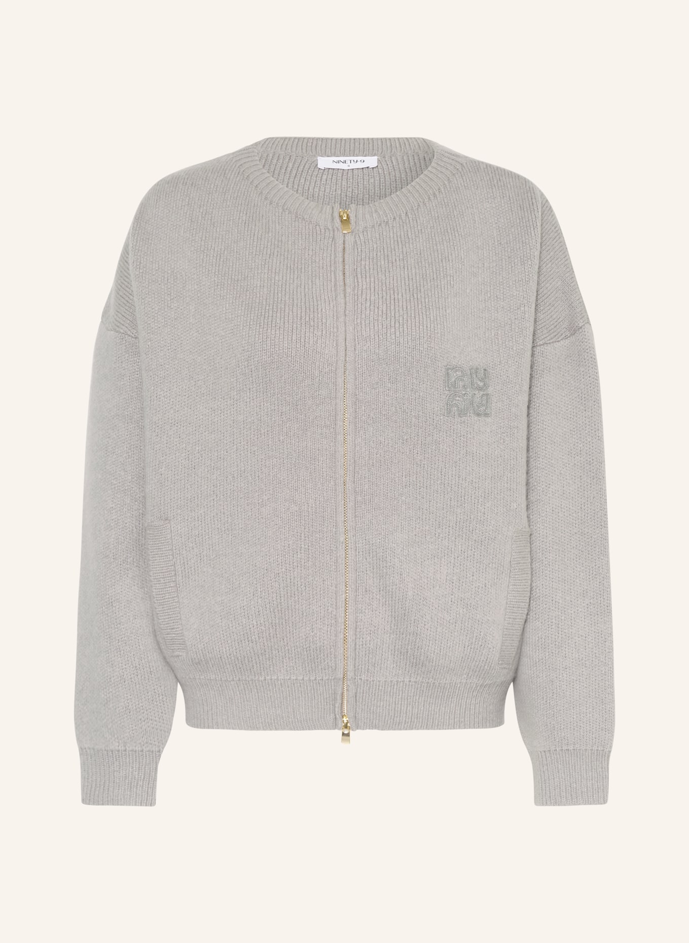 NINETY-9 Strickjacke ASPEN: GRAU