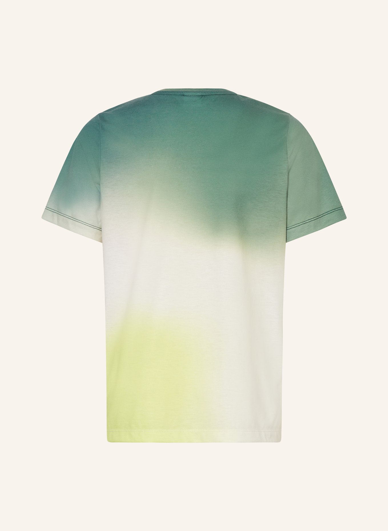 s.Oliver RED T-Shirt: WEISS / HELLGRÜN / GRÜN
