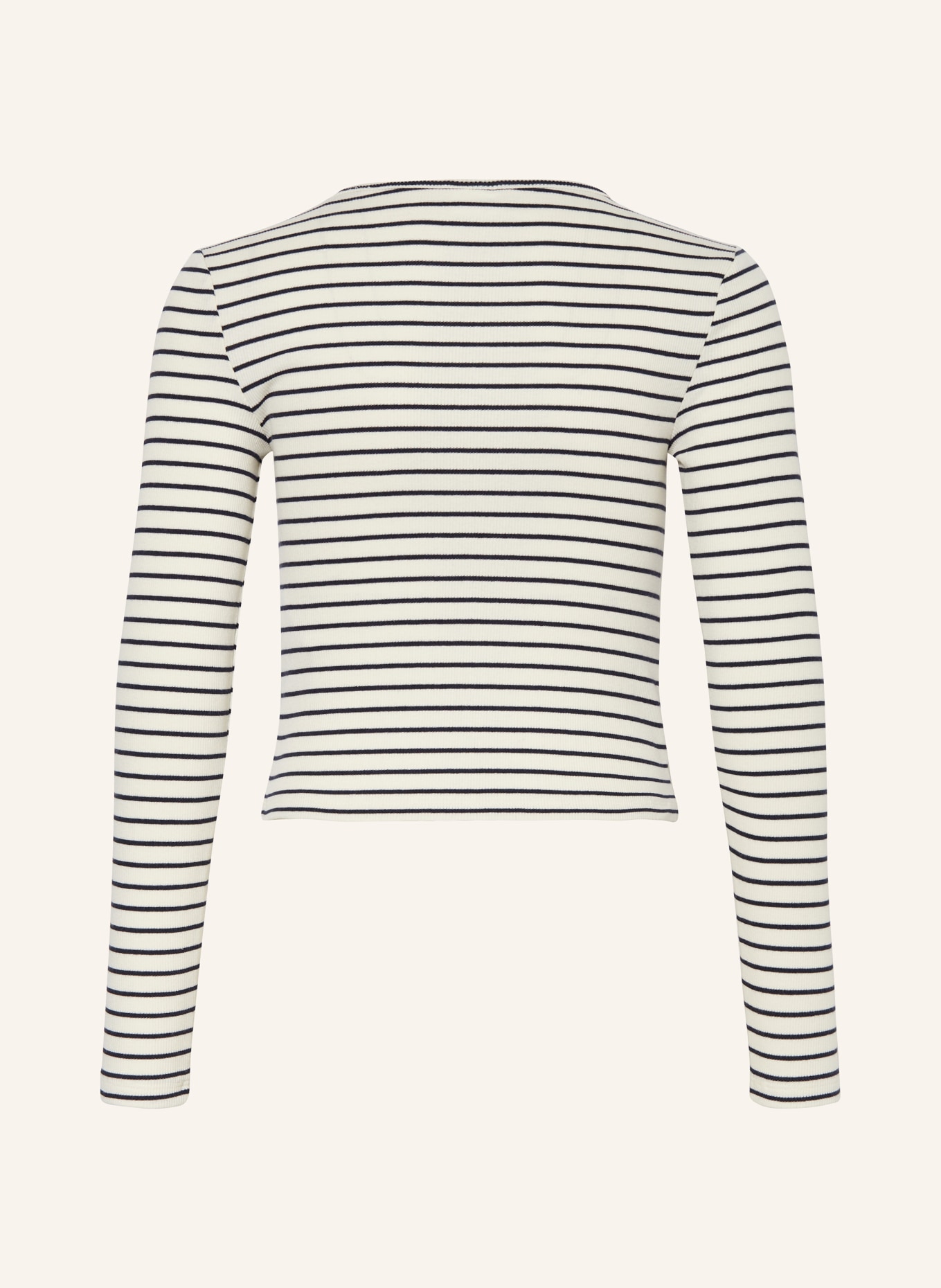 s.Oliver RED Longsleeve: ECRU / SCHWARZ