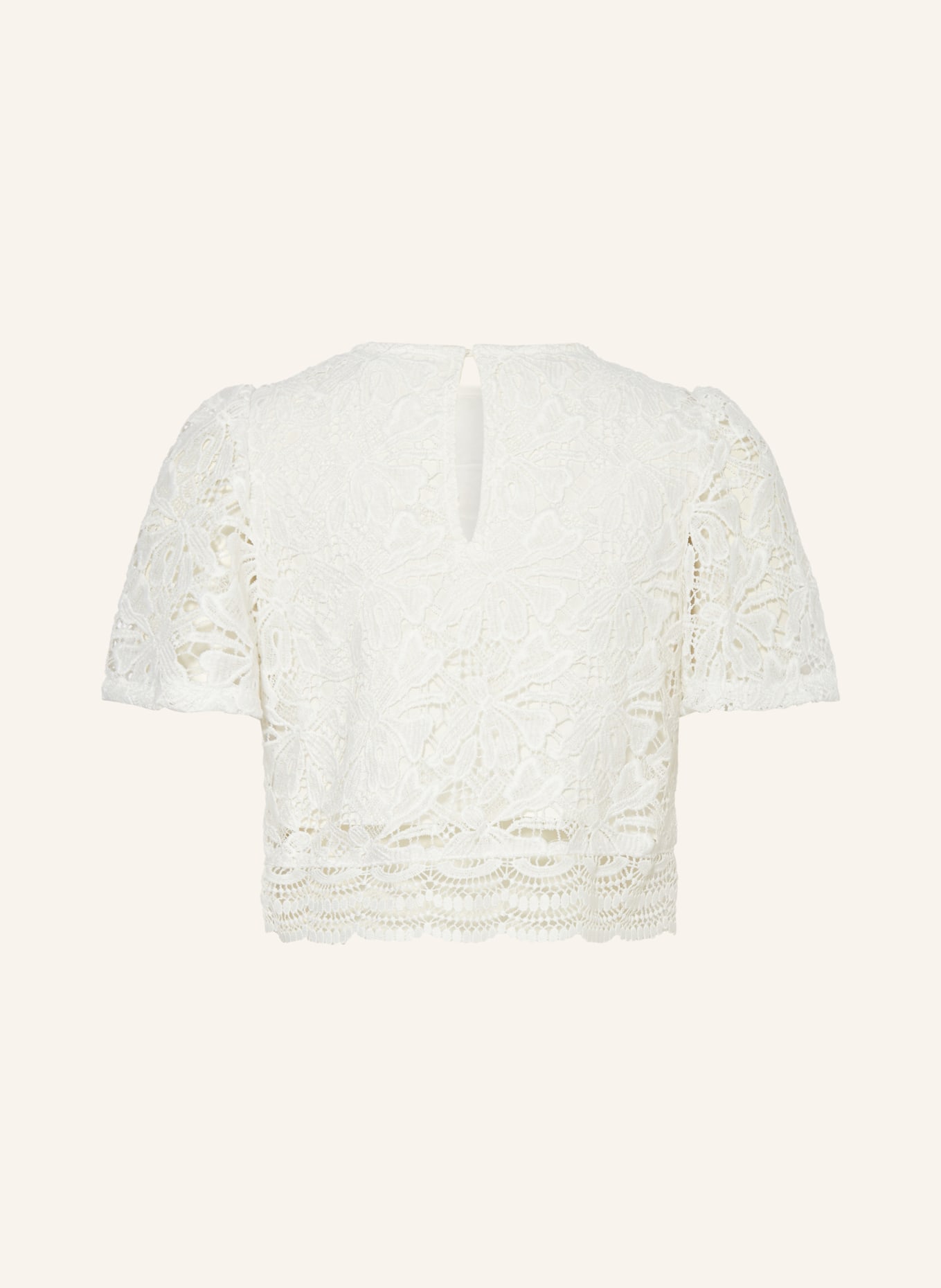 s.Oliver RED Blusenshirt aus Spitze: WEISS