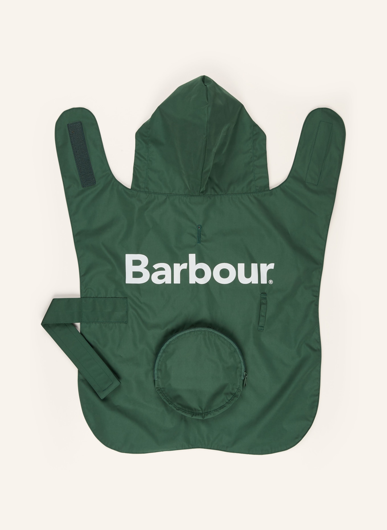 Barbour Hunderegenjacke: GRÜN / WEISS