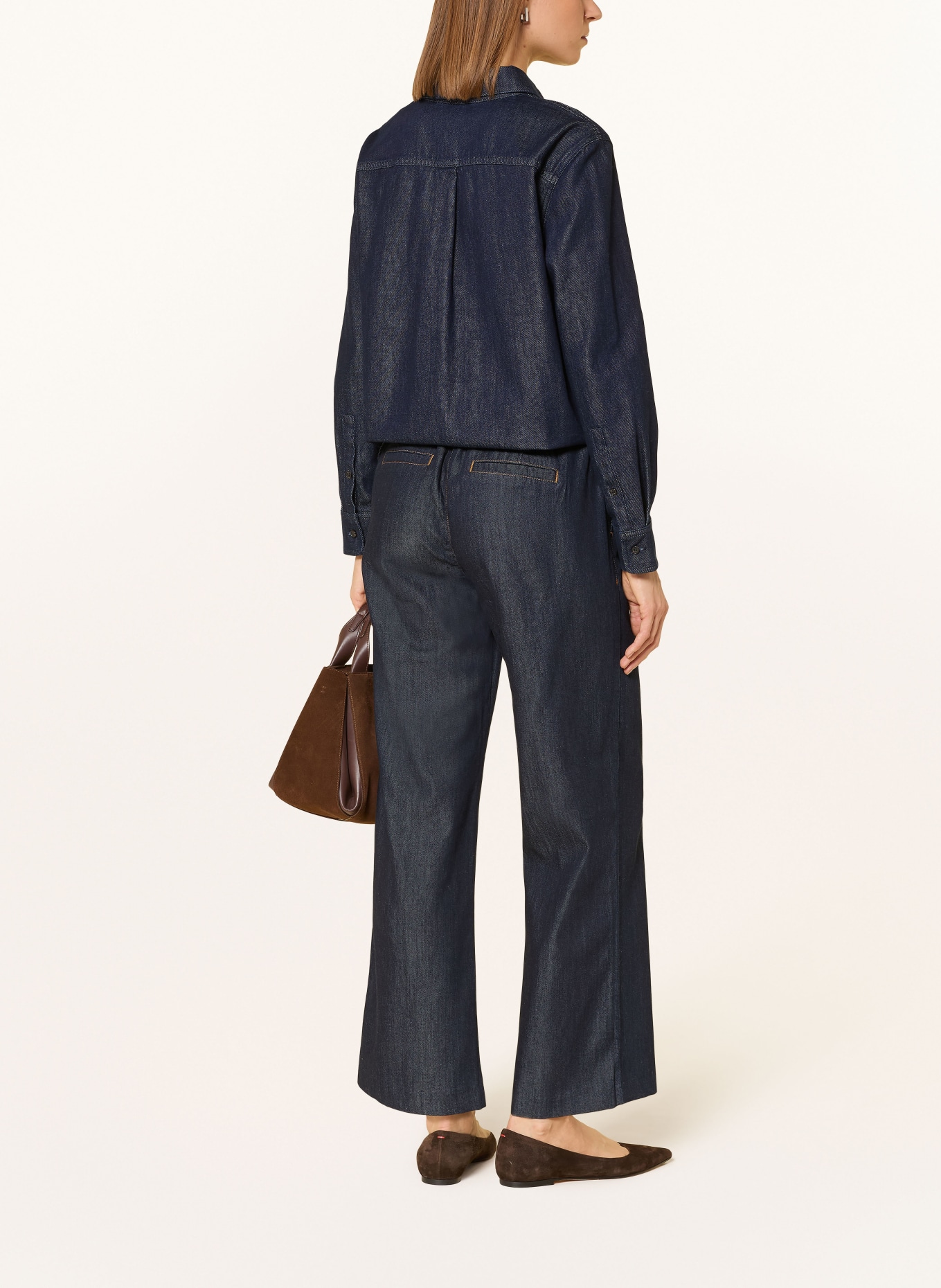 monari Hose in Jeansoptik: DUNKELBLAU