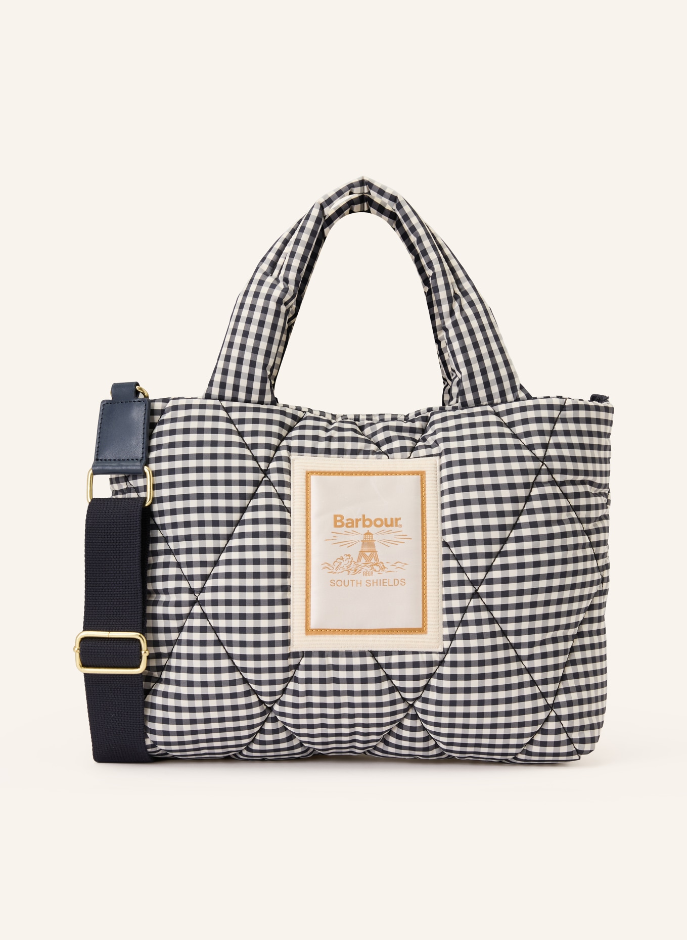 Barbour Handtasche RIAH MINI: SCHWARZ / ECRU