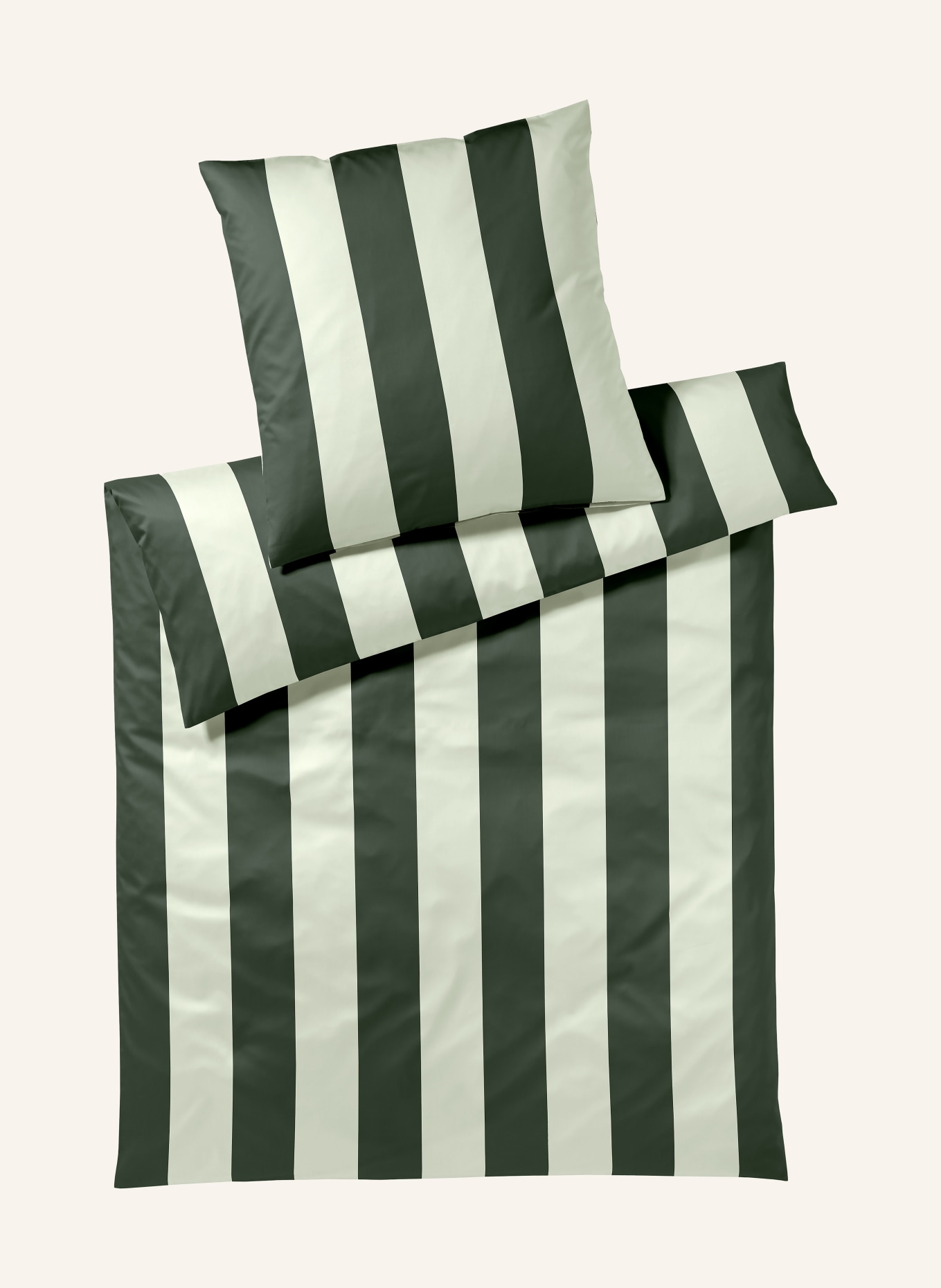 elegante Pościel DUO: ZIELONY / JASNOZIELONY
