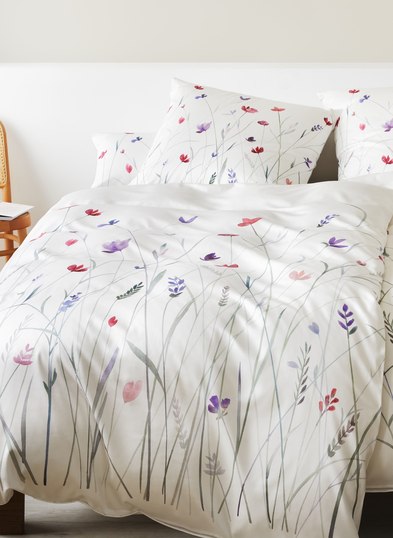 elegante Pościel HIGHLIFE: BIAŁY / RÓŻOWY / JASNOFIOLETOWY