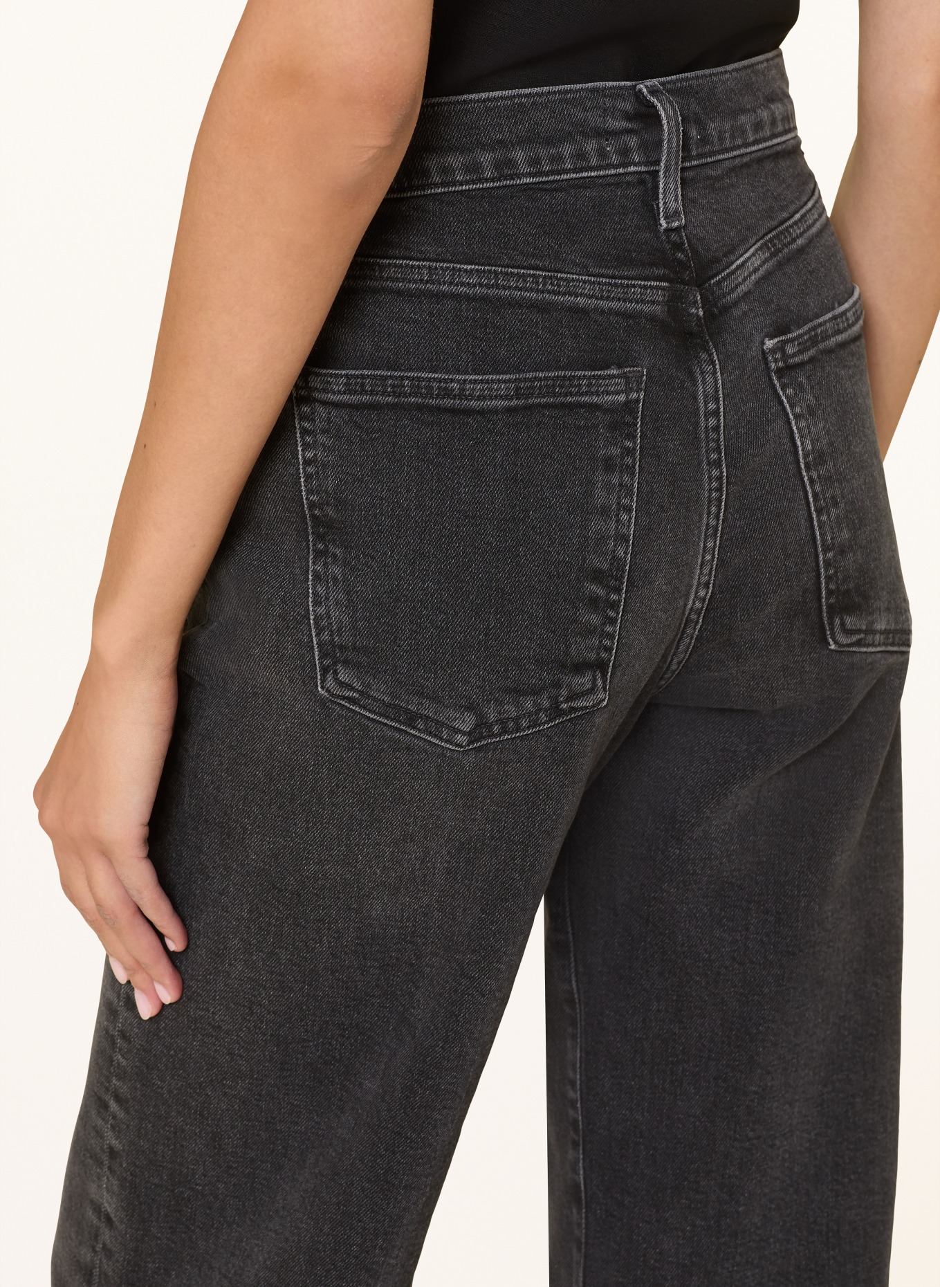 AGOLDE Straight Jeans HARPER: radius wsh md blk