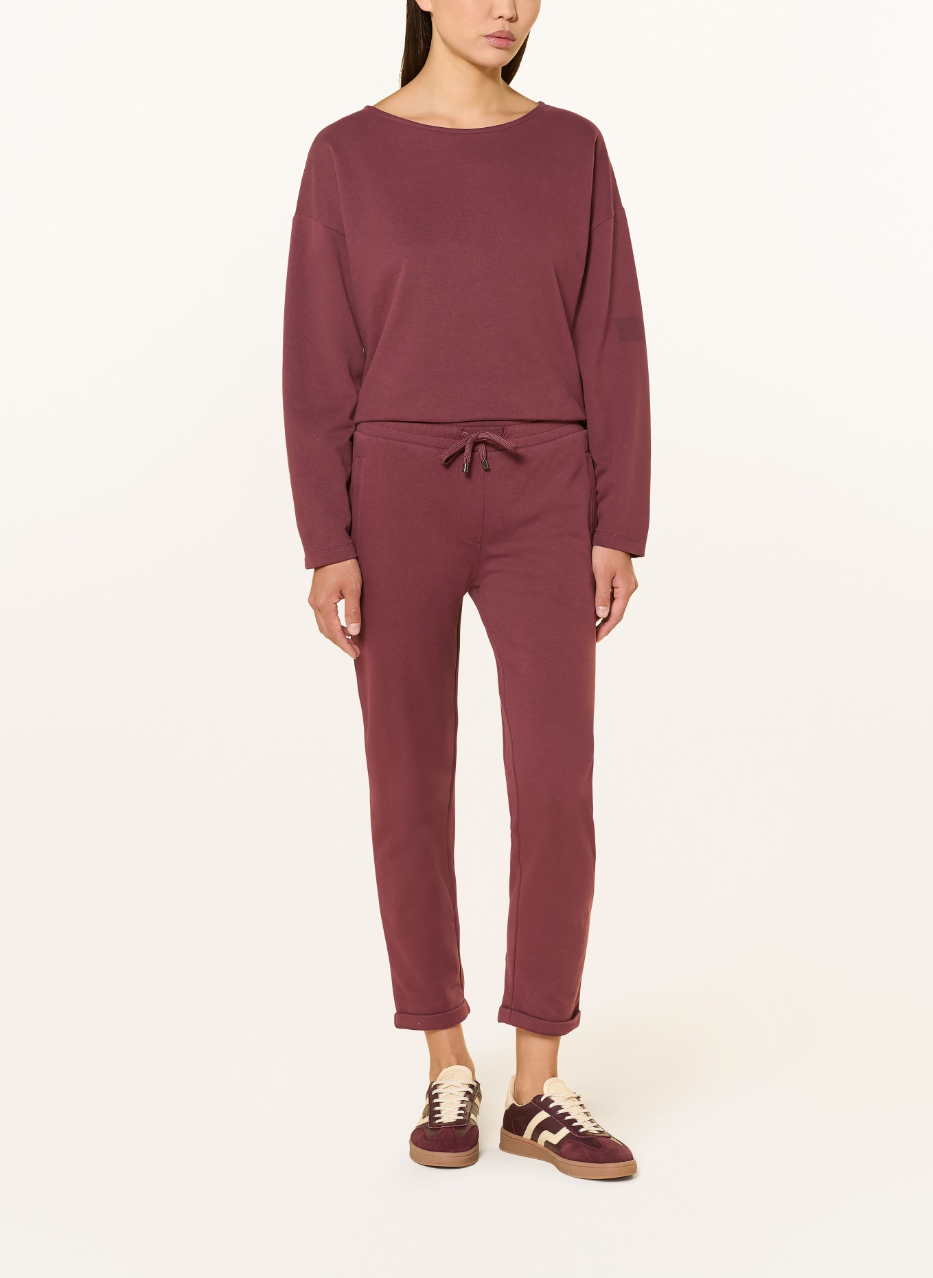 Juvia Sweatshirt ALISON: DUNKELROT