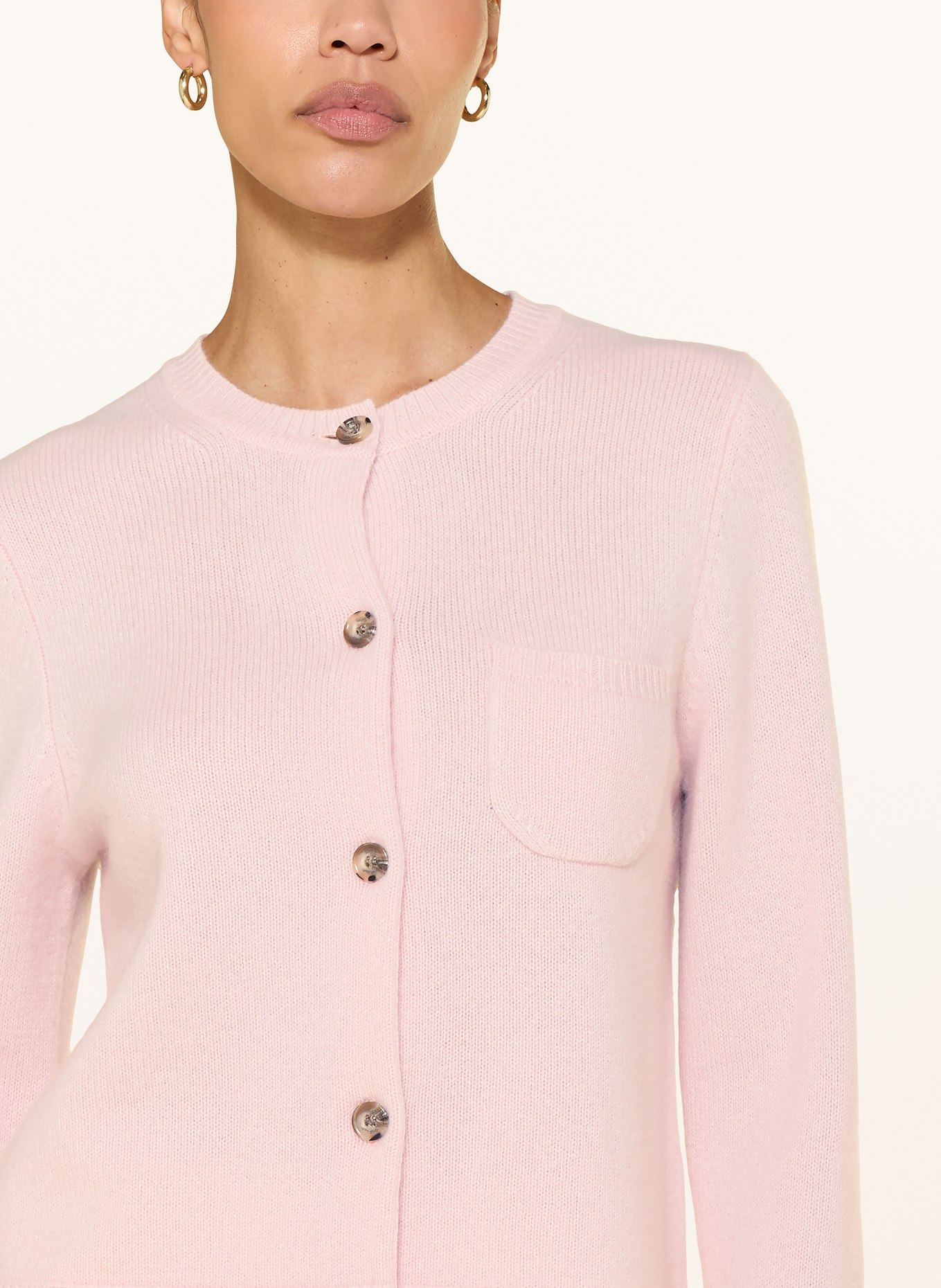(THE MERCER) N.Y. Strickjacke aus Cashmere: ROSA