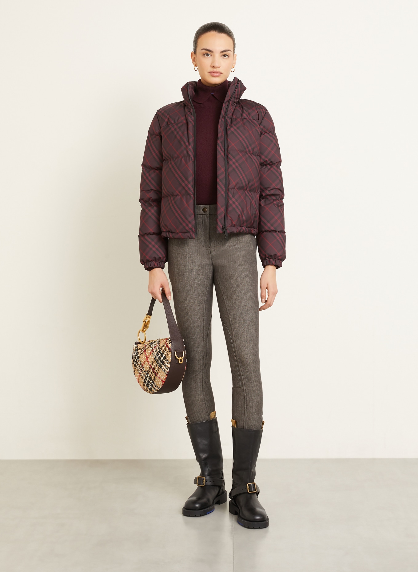 BURBERRY 7/8-Hose: GRAU