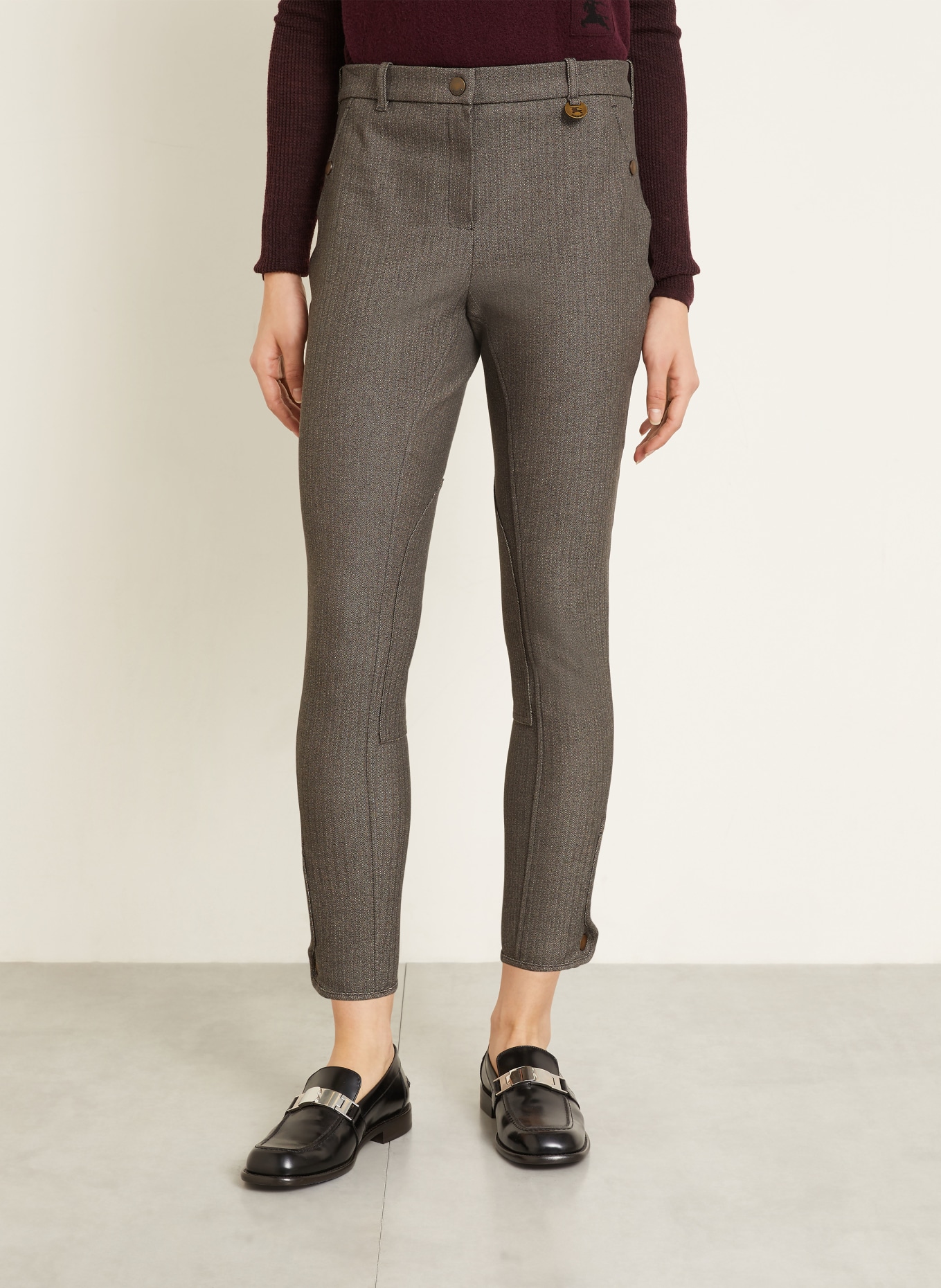BURBERRY 7/8-Hose: GRAU