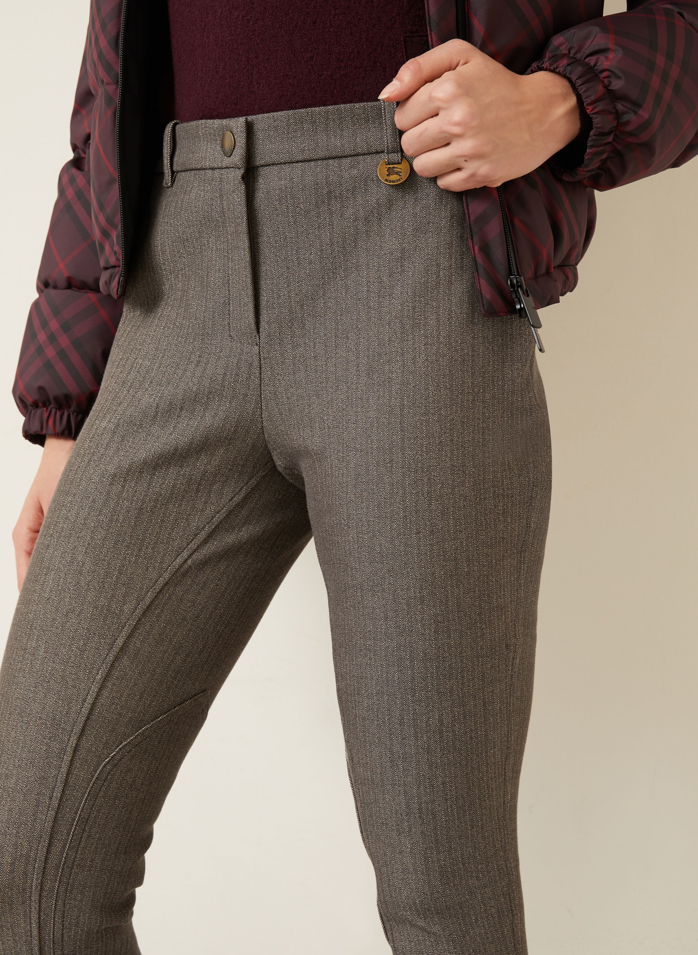 BURBERRY 7/8-Hose: GRAU
