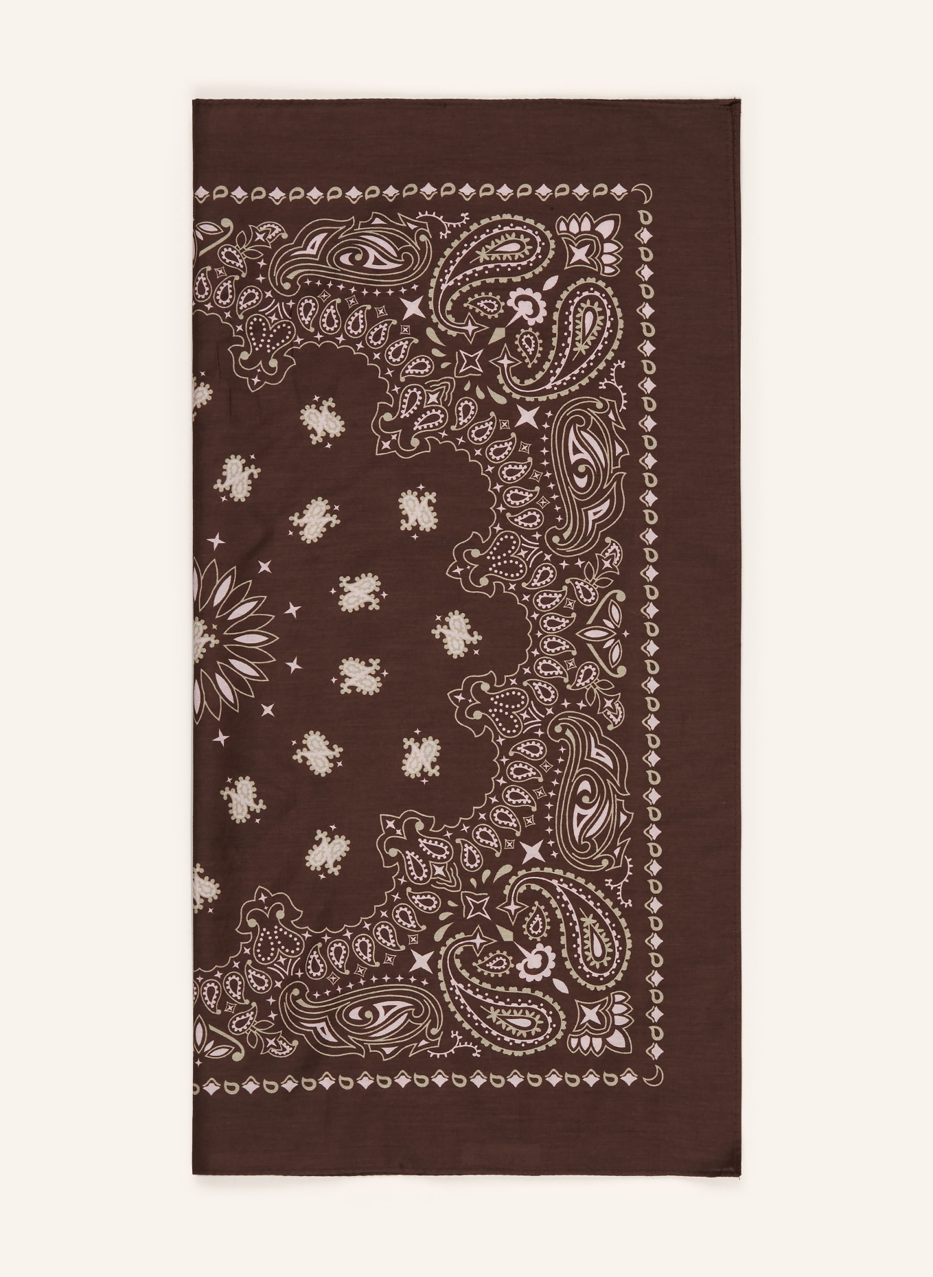 darling harbour Tuch mit Seide: CHOCOLATE