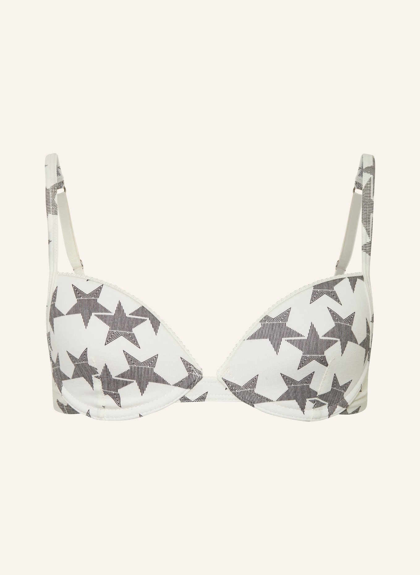 Sanetta soft bra: WHITE / BLACK