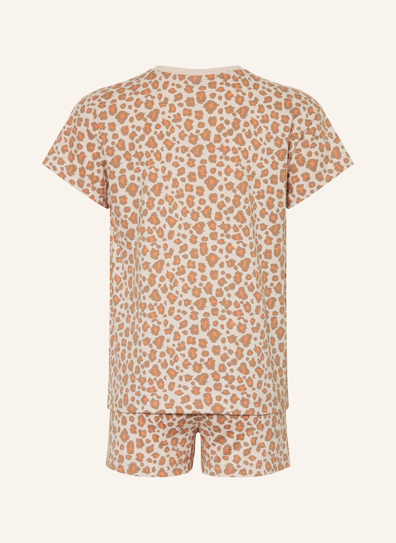 Sanetta Krótkie piżamy: KREMOWY / JASNOBRĄZOWY / POMARAŃCZOWY