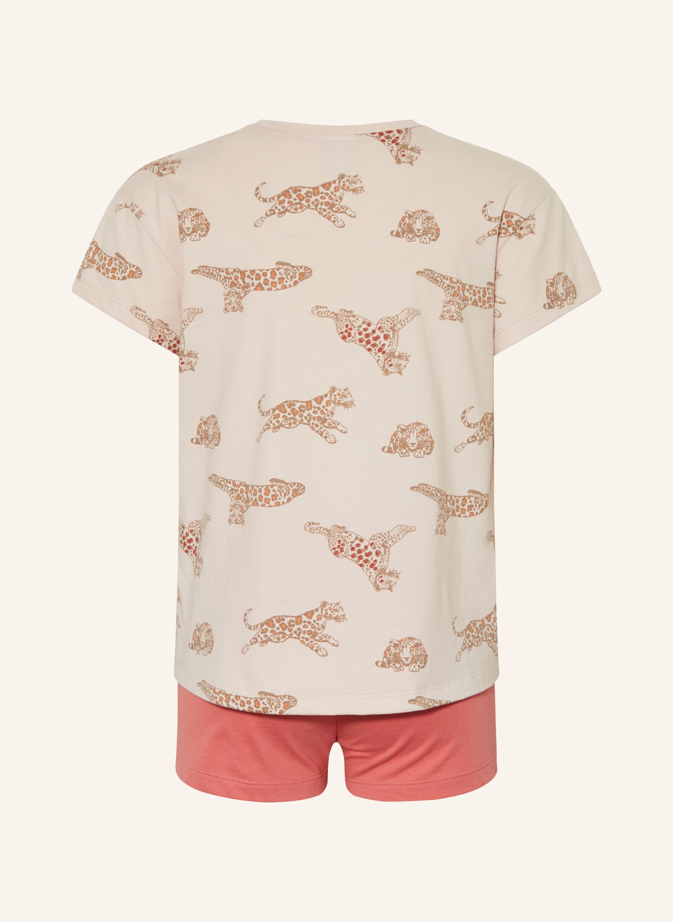 Sanetta Krótkie piżamy: ŁOSOSIOWY / JASNOBRĄZOWY / JASNORÓŻOWY