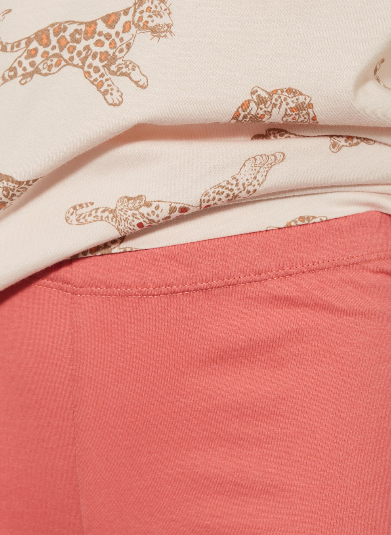 Sanetta Krótkie piżamy: ŁOSOSIOWY / JASNOBRĄZOWY / JASNORÓŻOWY