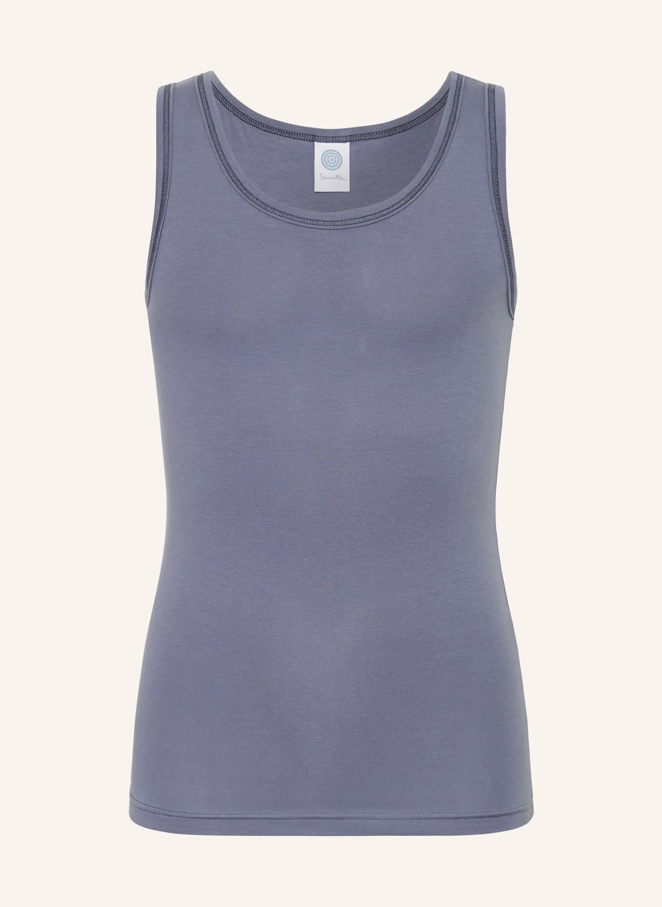 Sanetta Onderhemd: BLAUWGRIJS