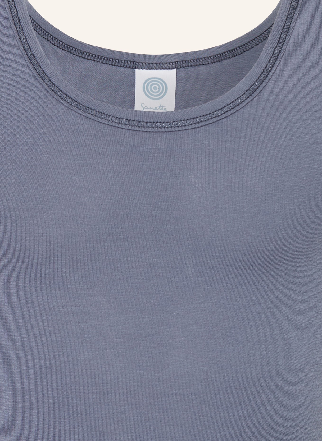 Sanetta Onderhemd: BLAUWGRIJS