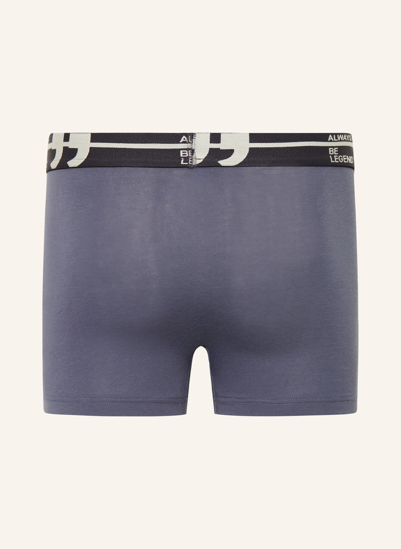 Sanetta 2-pack boxer shorts: DARK BLUE / BLUE GRAY