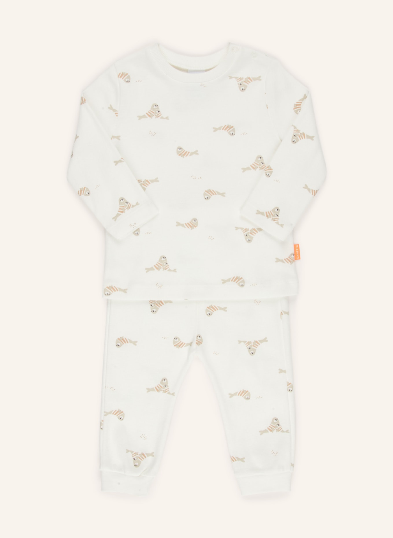 Sanetta Pyjama: WEISS
