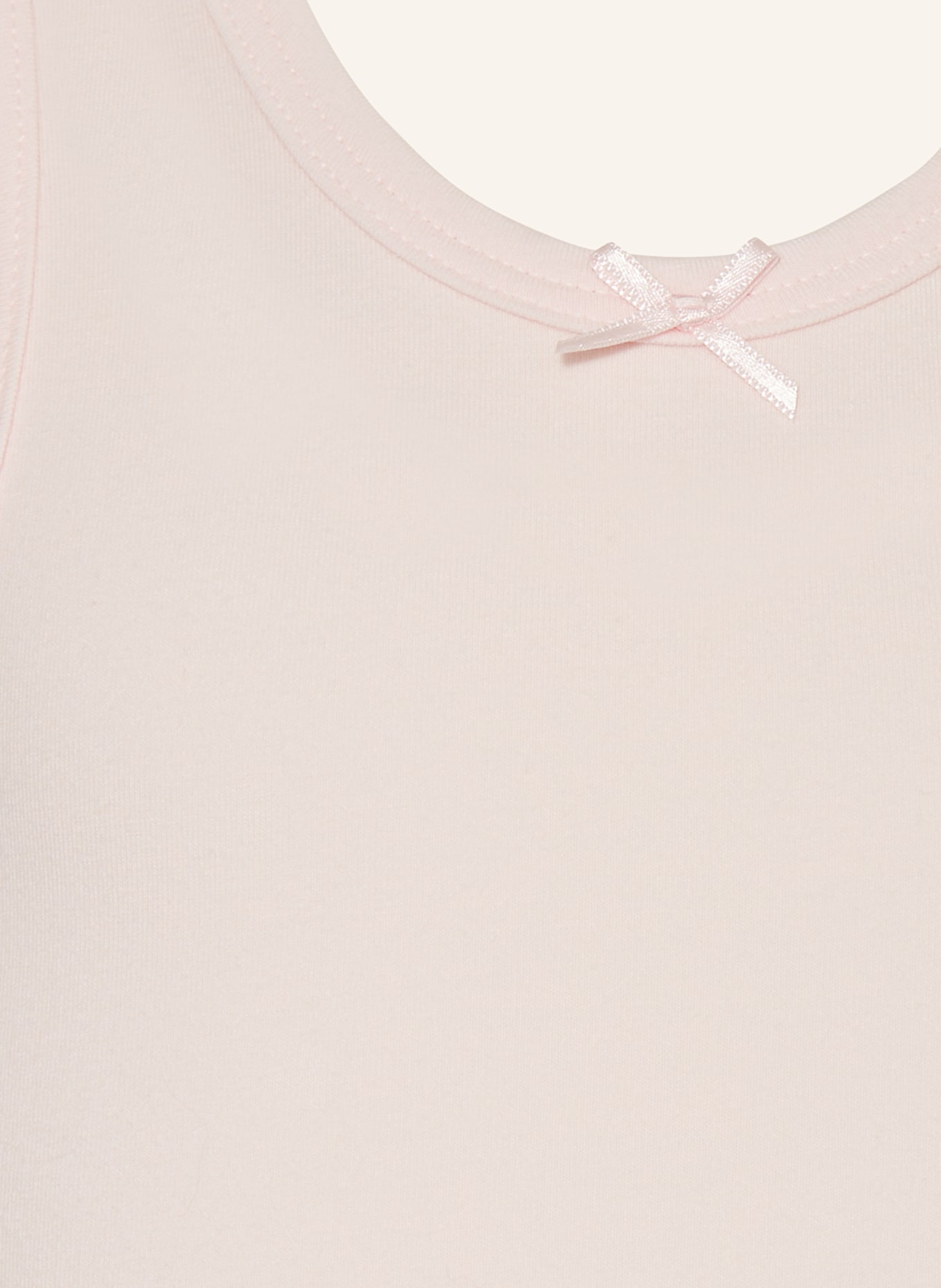 Sanetta 2er-Pack Tops: HELLROSA / CREME