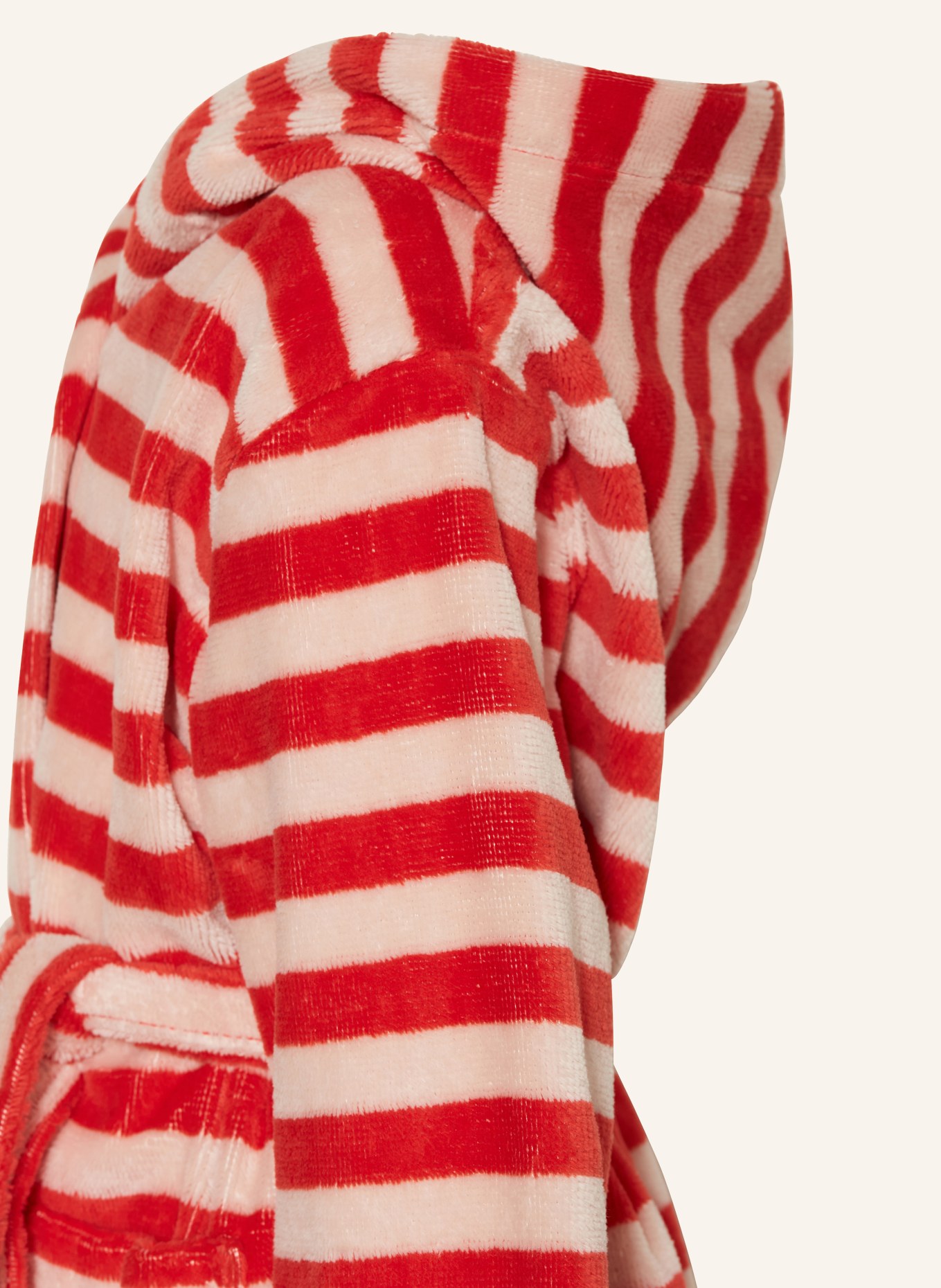 Sanetta Bademantel mit Kapuze: ORANGE / LACHS