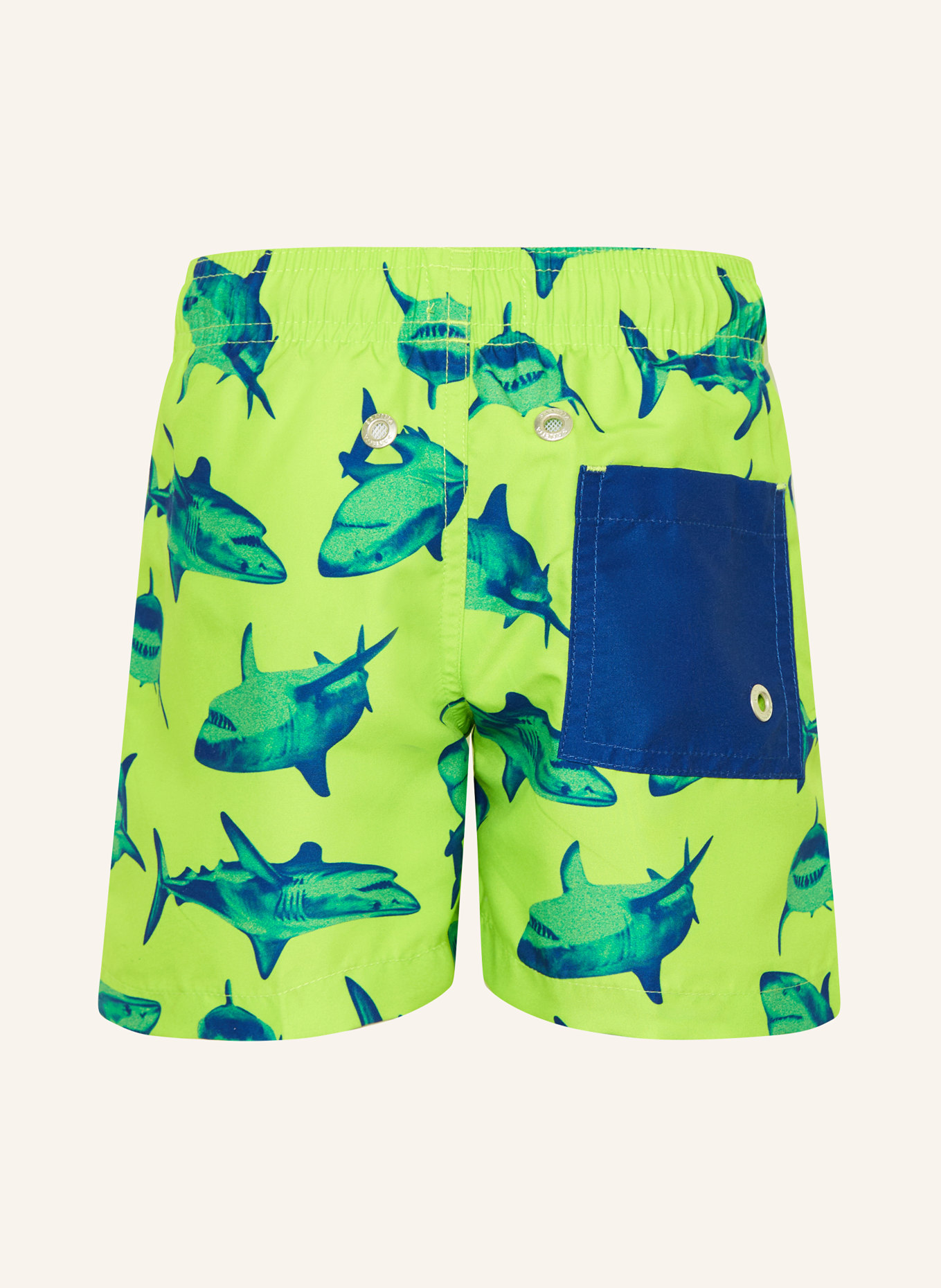 Sanetta Badeshorts mit UV-Schutz 50+: NEONGRÜN / GRÜN / BLAU