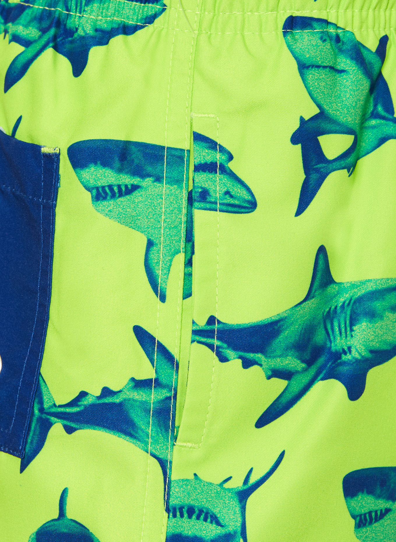 Sanetta Badeshorts mit UV-Schutz 50+: NEONGRÜN / GRÜN / BLAU