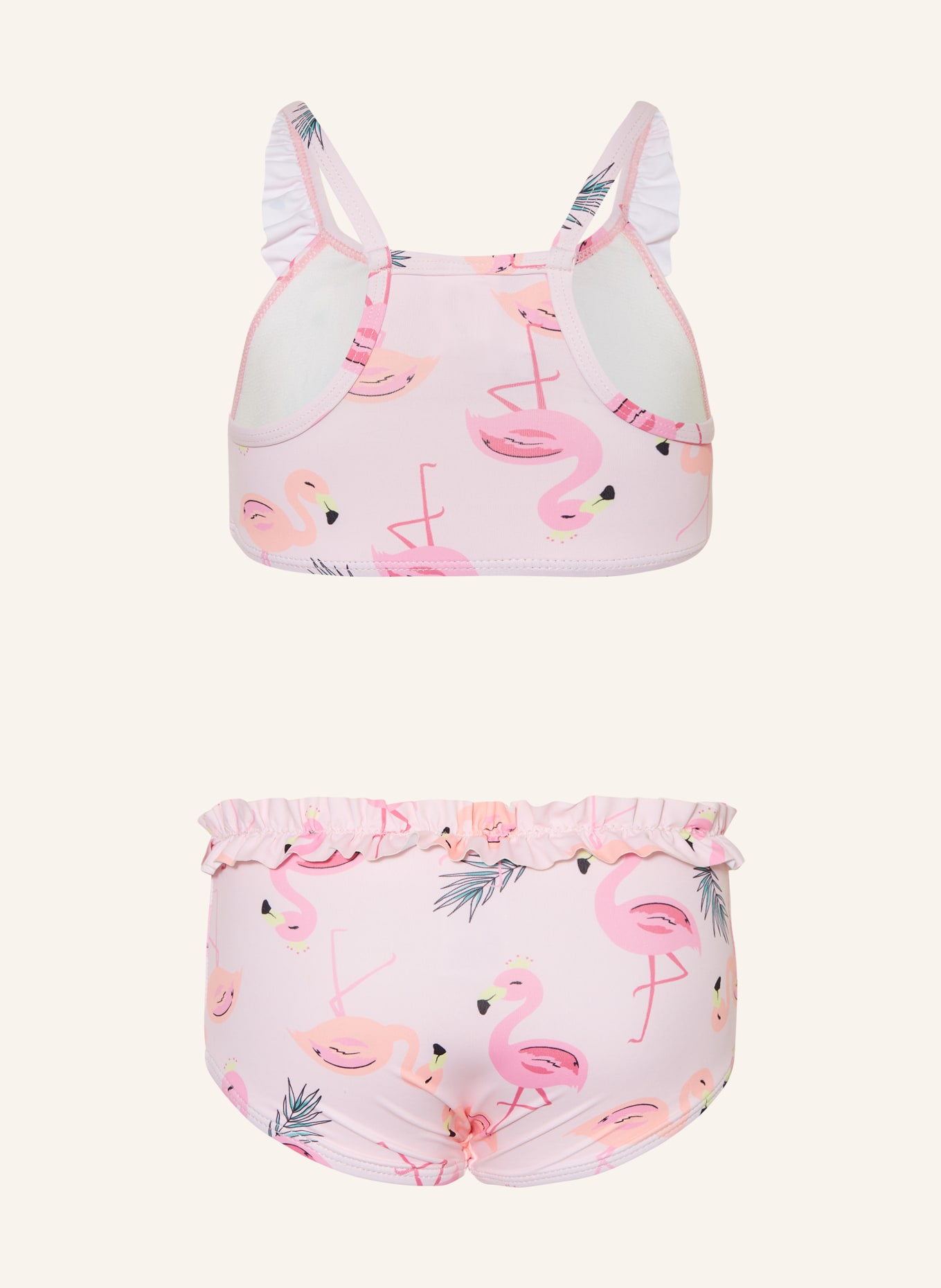 Sanetta Bikini bustier avec protection UV 50+: ROSE CLAIR / ROSE FUCHSIA / ORANGE CLAIR